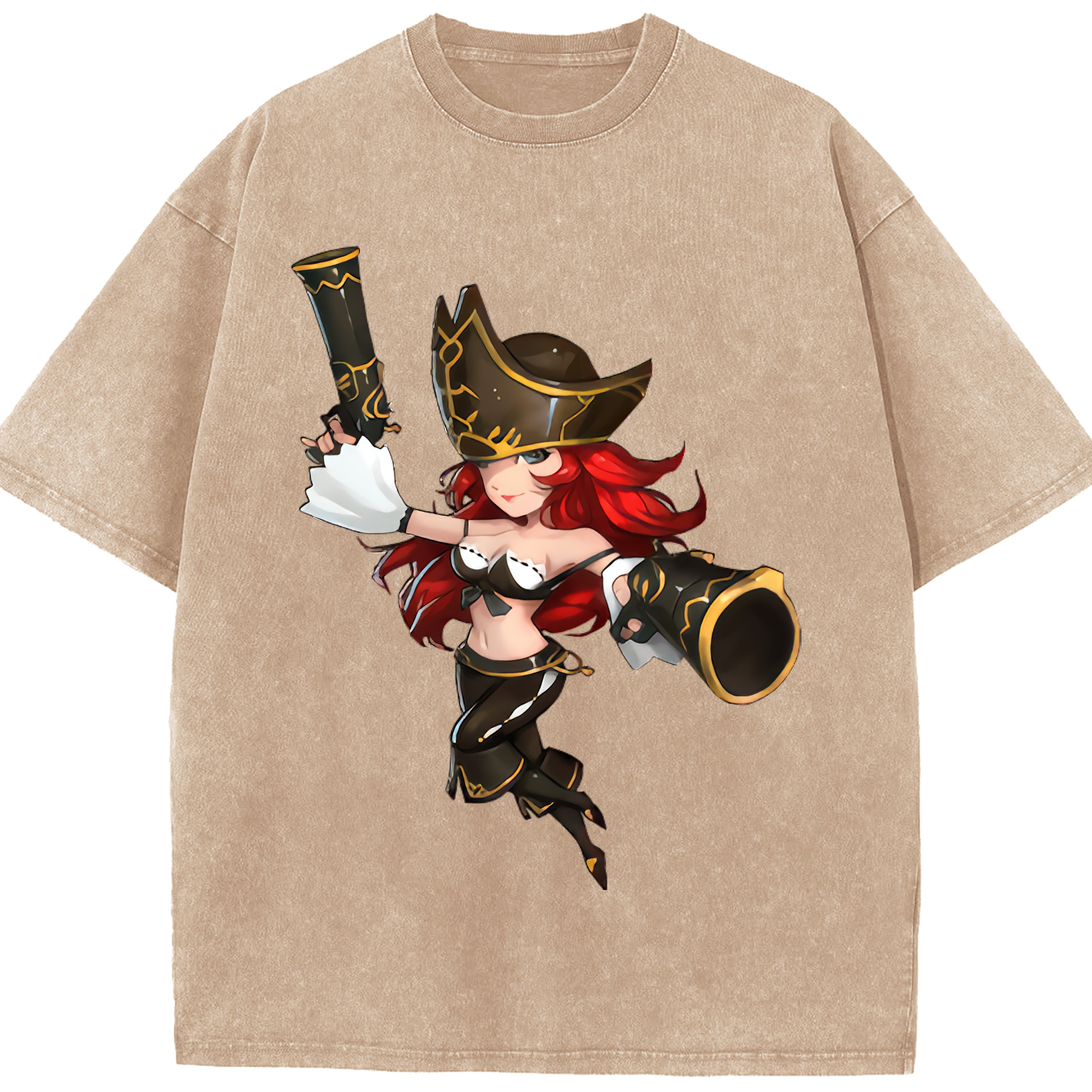 リーグ・オブ・レジェンド League of Legends LOL 綿100% ヴィンテージ風 半袖Tシャツ（フロントプリント）