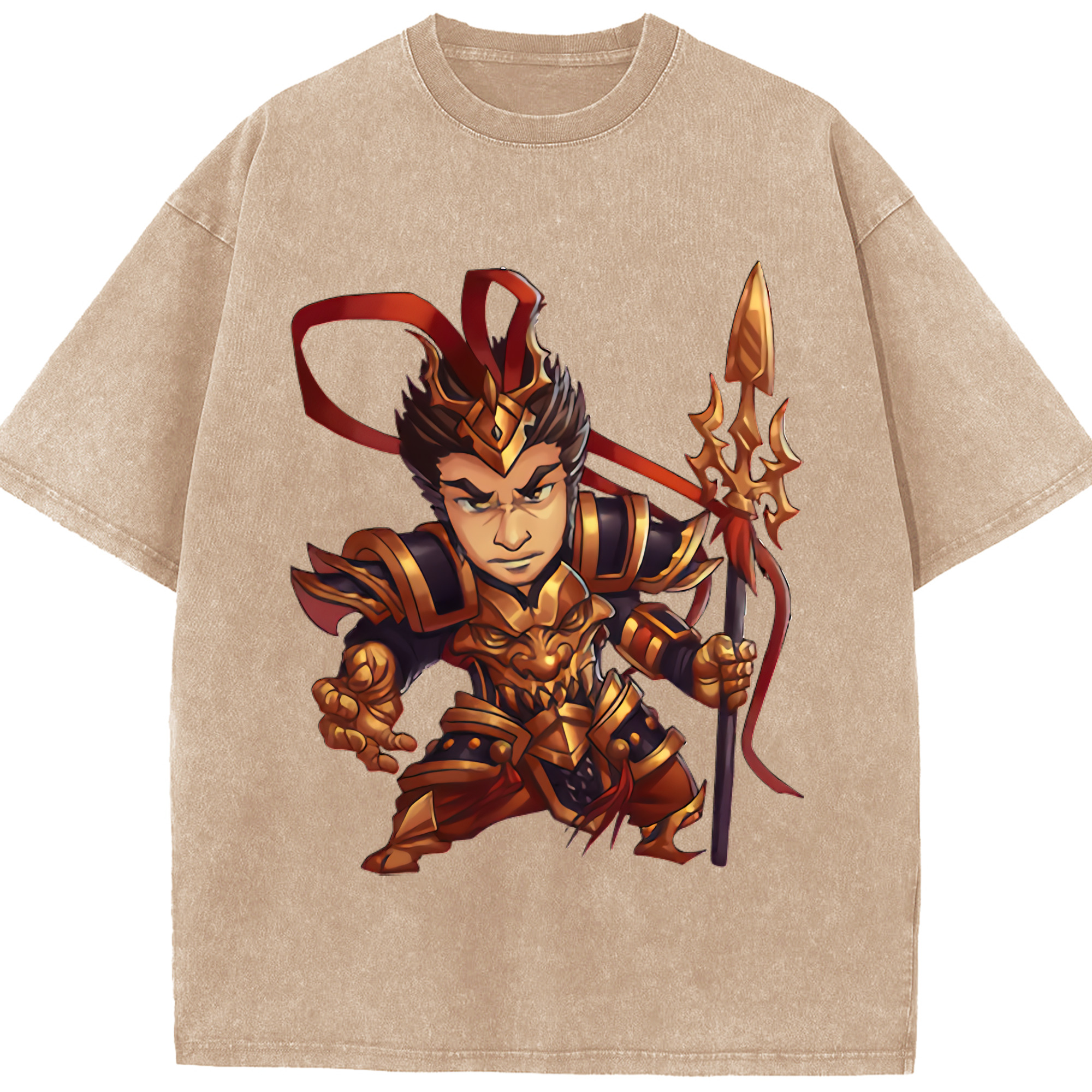 リーグ・オブ・レジェンド League of Legends LOL 綿100% ヴィンテージ風 半袖Tシャツ（フロントプリント）