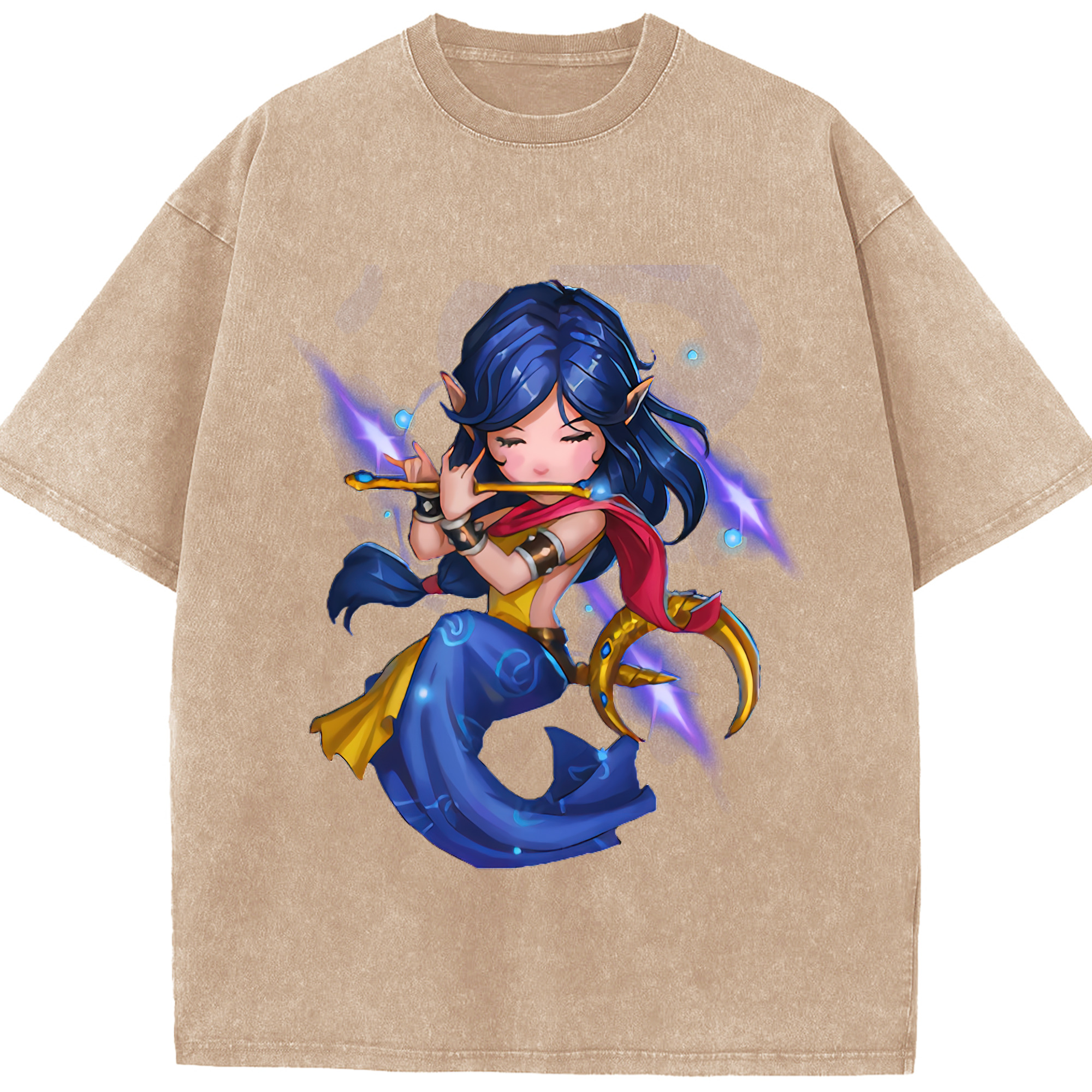 リーグ・オブ・レジェンド League of Legends LOL 綿100% ヴィンテージ風 半袖Tシャツ（フロントプリント）