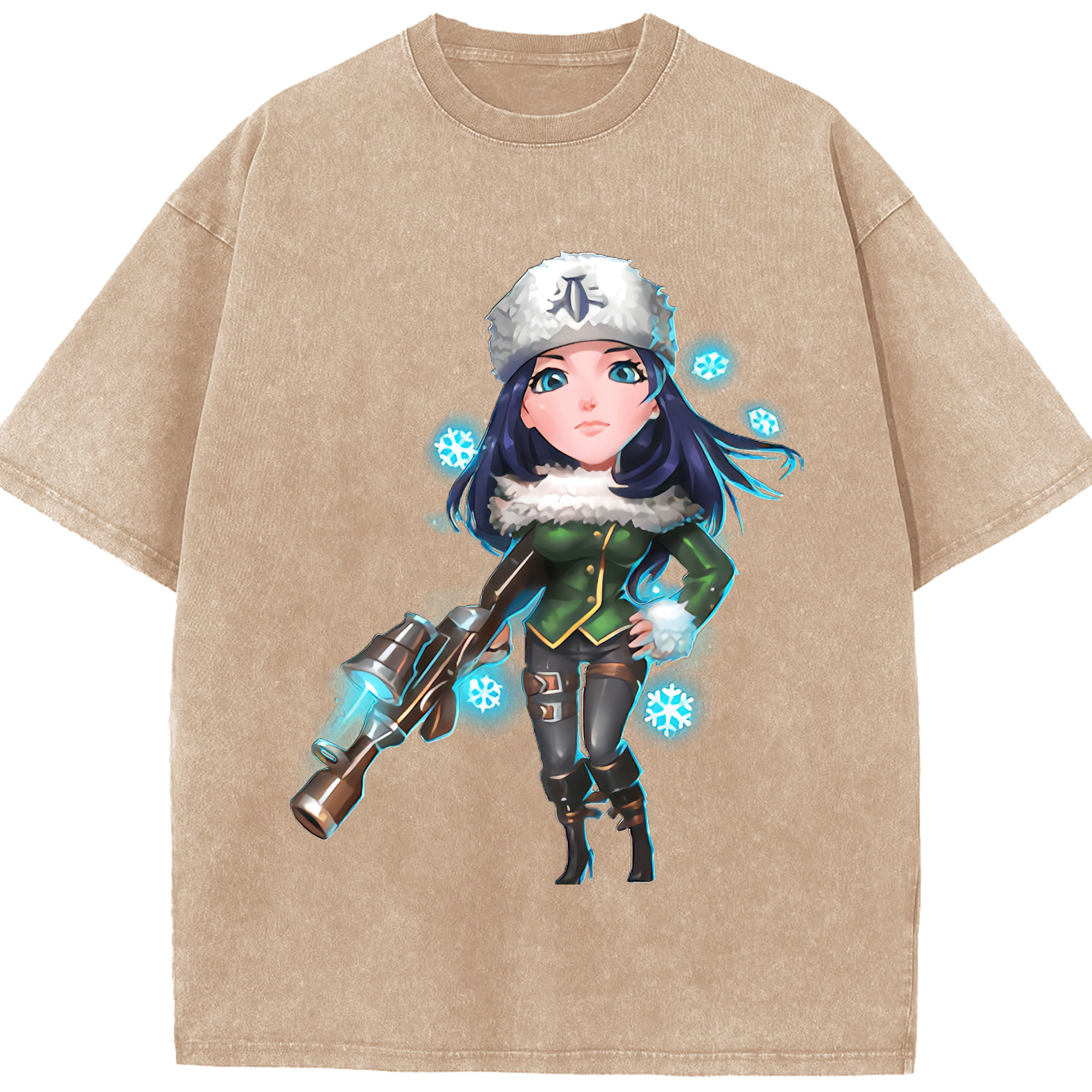リーグ・オブ・レジェンド League of Legends LOL 綿100% ヴィンテージ風 半袖Tシャツ（フロントプリント）