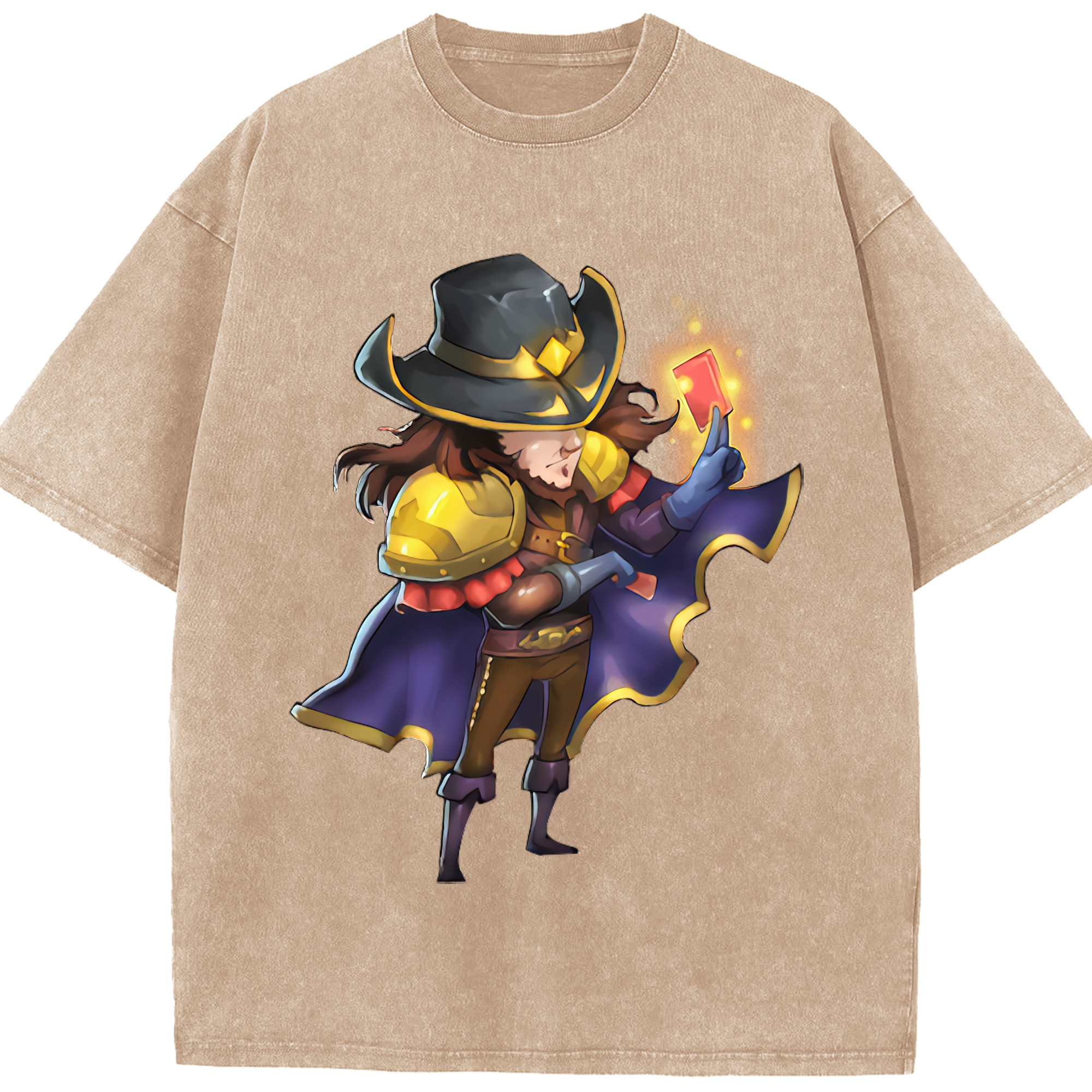 リーグ・オブ・レジェンド League of Legends LOL 綿100% ヴィンテージ風 半袖Tシャツ（フロントプリント）
