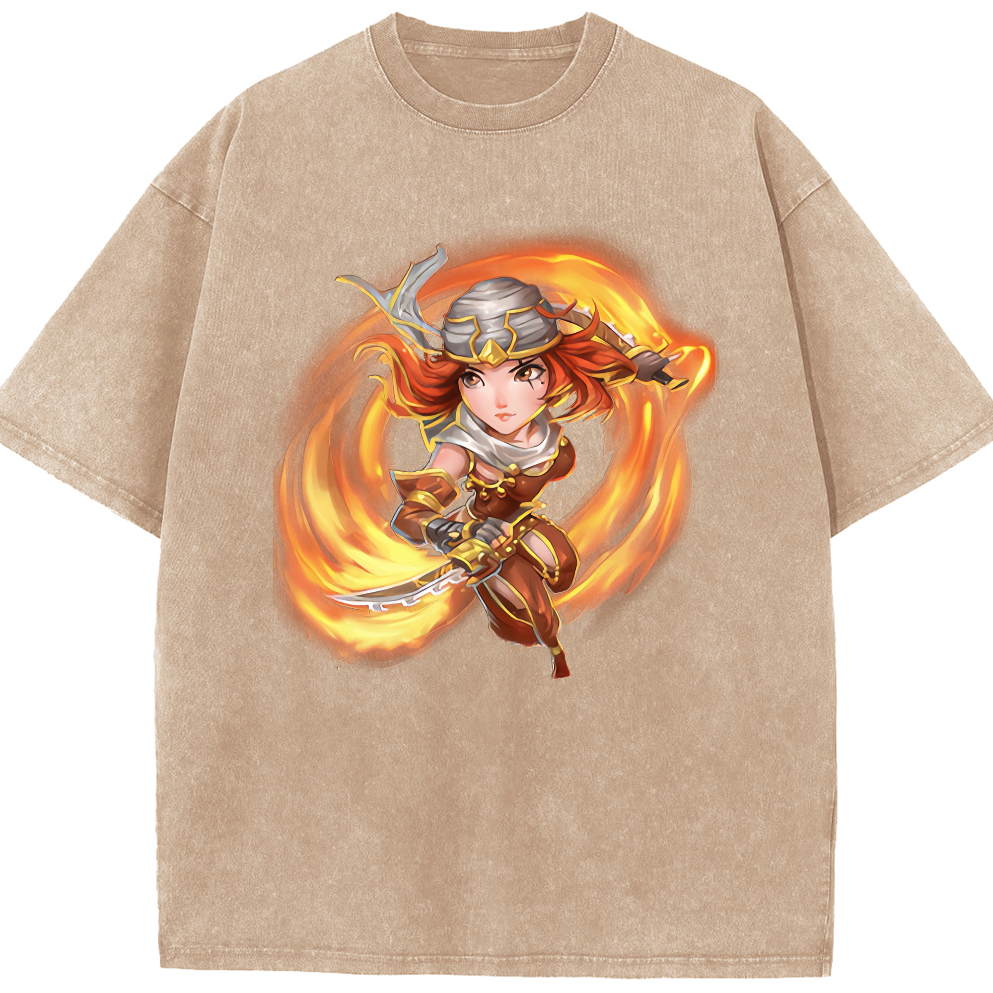 リーグ・オブ・レジェンド League of Legends LOL 綿100% ヴィンテージ風 半袖Tシャツ（フロントプリント）