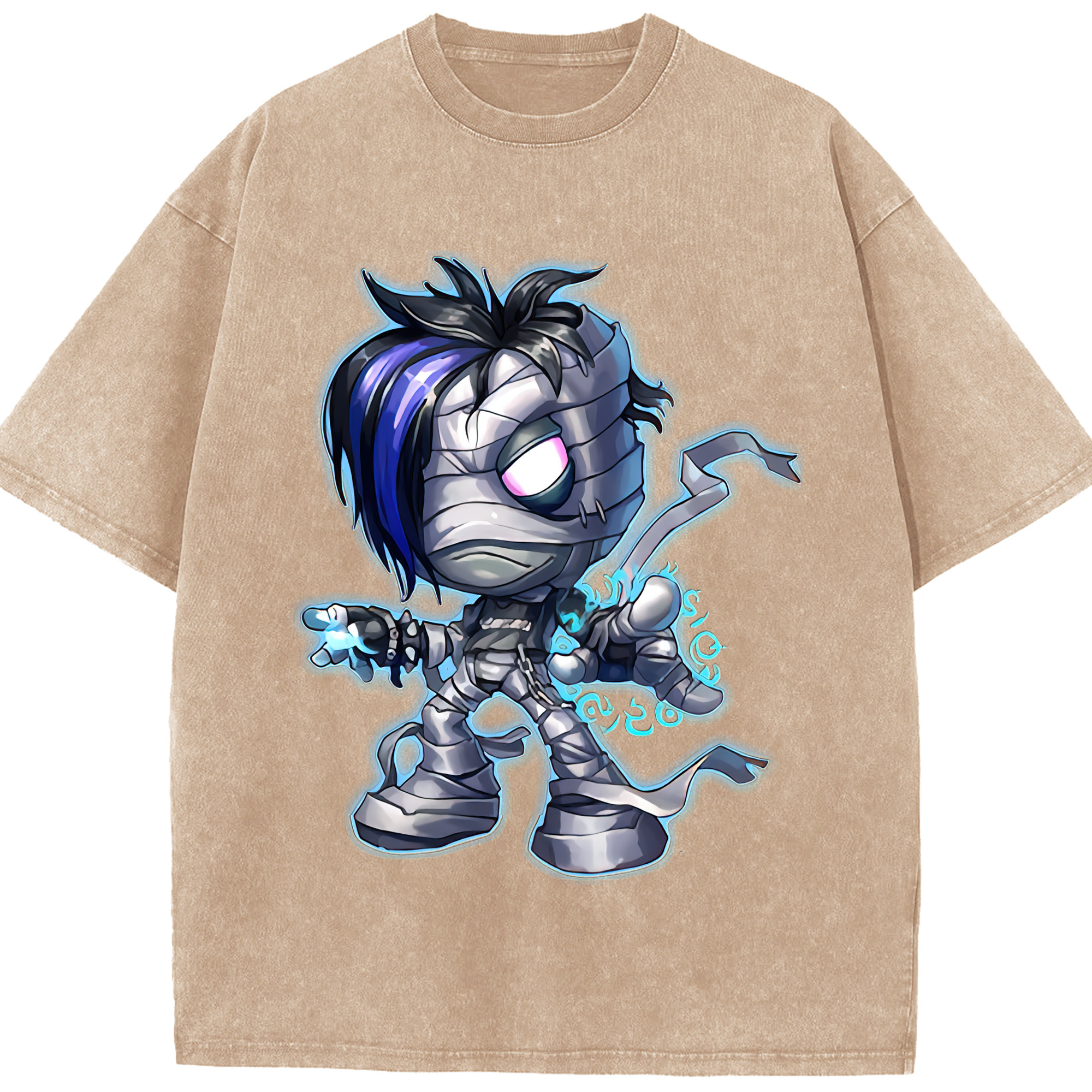 リーグ・オブ・レジェンド League of Legends LOL 綿100% ヴィンテージ風 半袖Tシャツ（フロントプリント）