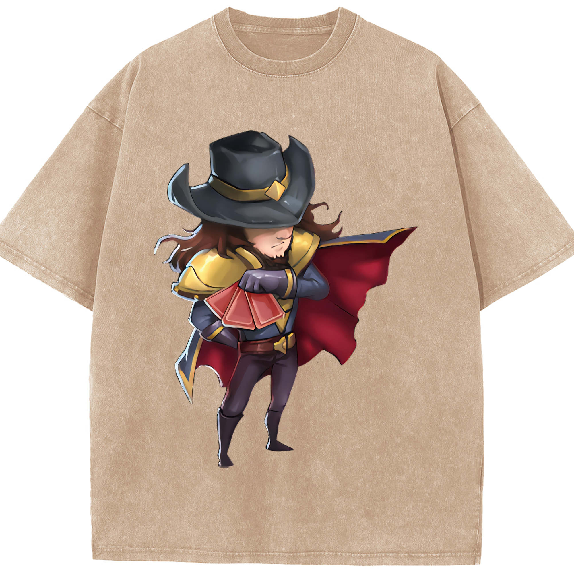 （画像用） リーグ・オブ・レジェンド League of Legends LOL 綿100% ヴィンテージ風 半袖Tシャツ（フロントプリント）