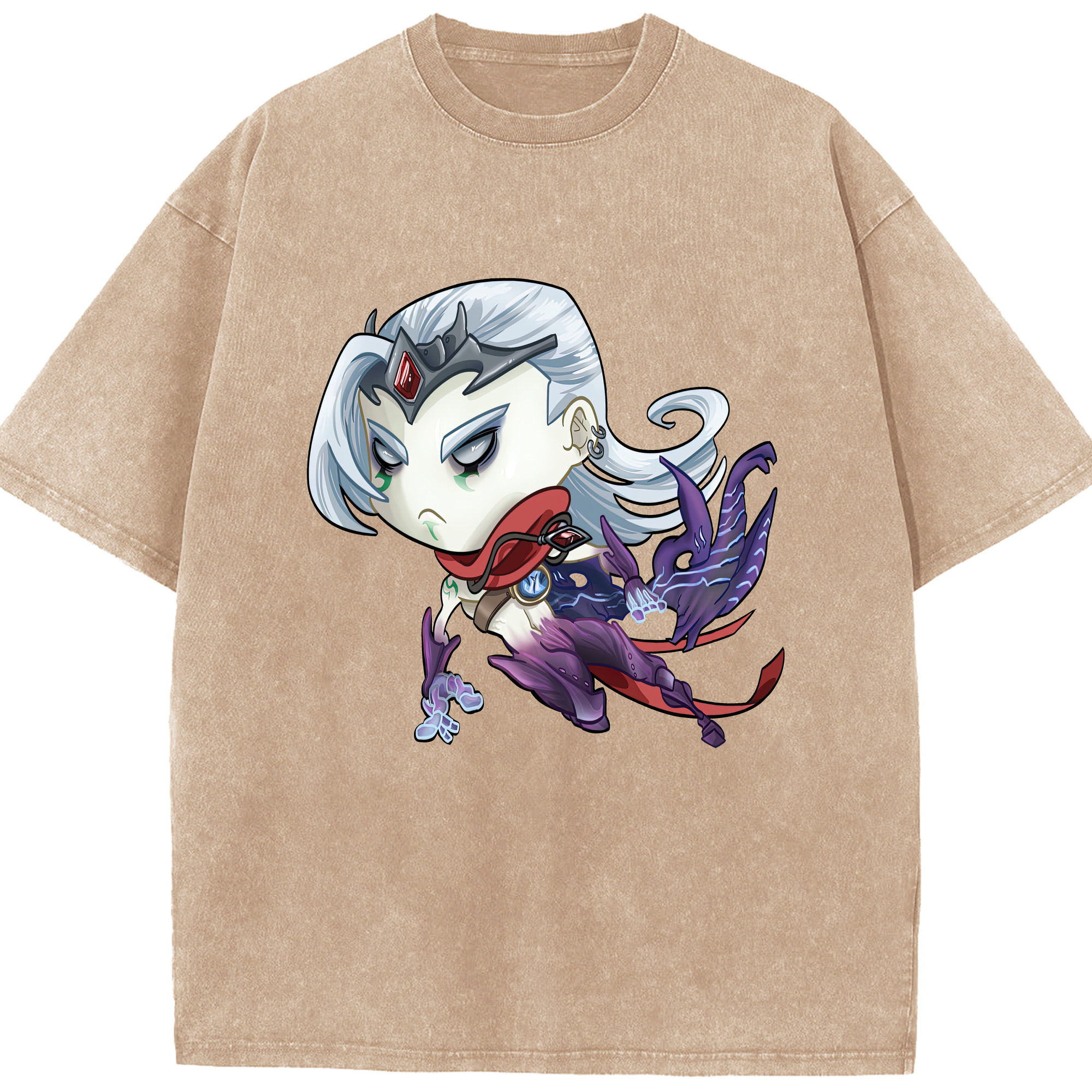 リーグ・オブ・レジェンド League of Legends LOL 綿100% ヴィンテージ風 半袖Tシャツ（フロントプリント）