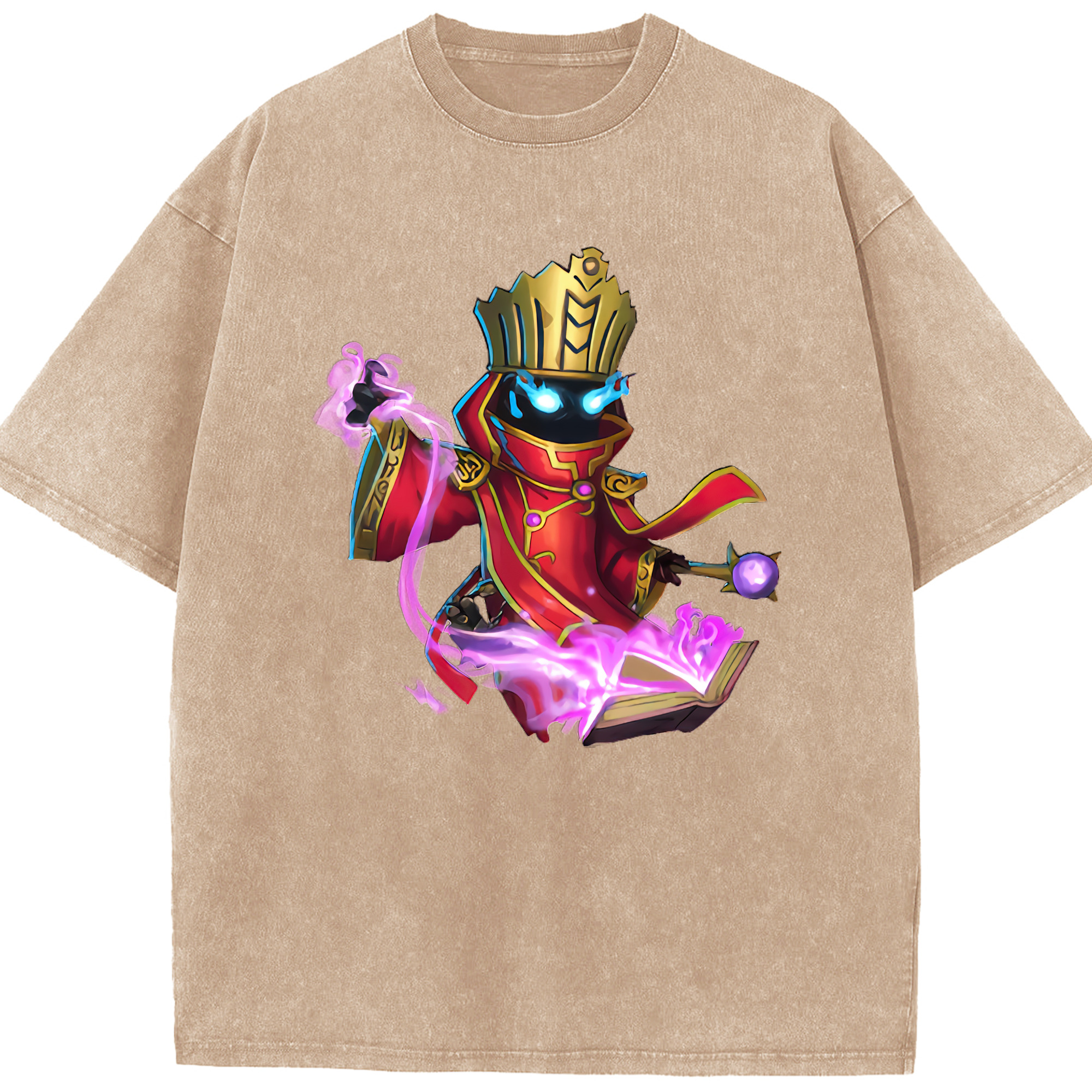 （画像用） リーグ・オブ・レジェンド League of Legends LOL 綿100% ヴィンテージ風 半袖Tシャツ（フロントプリント）