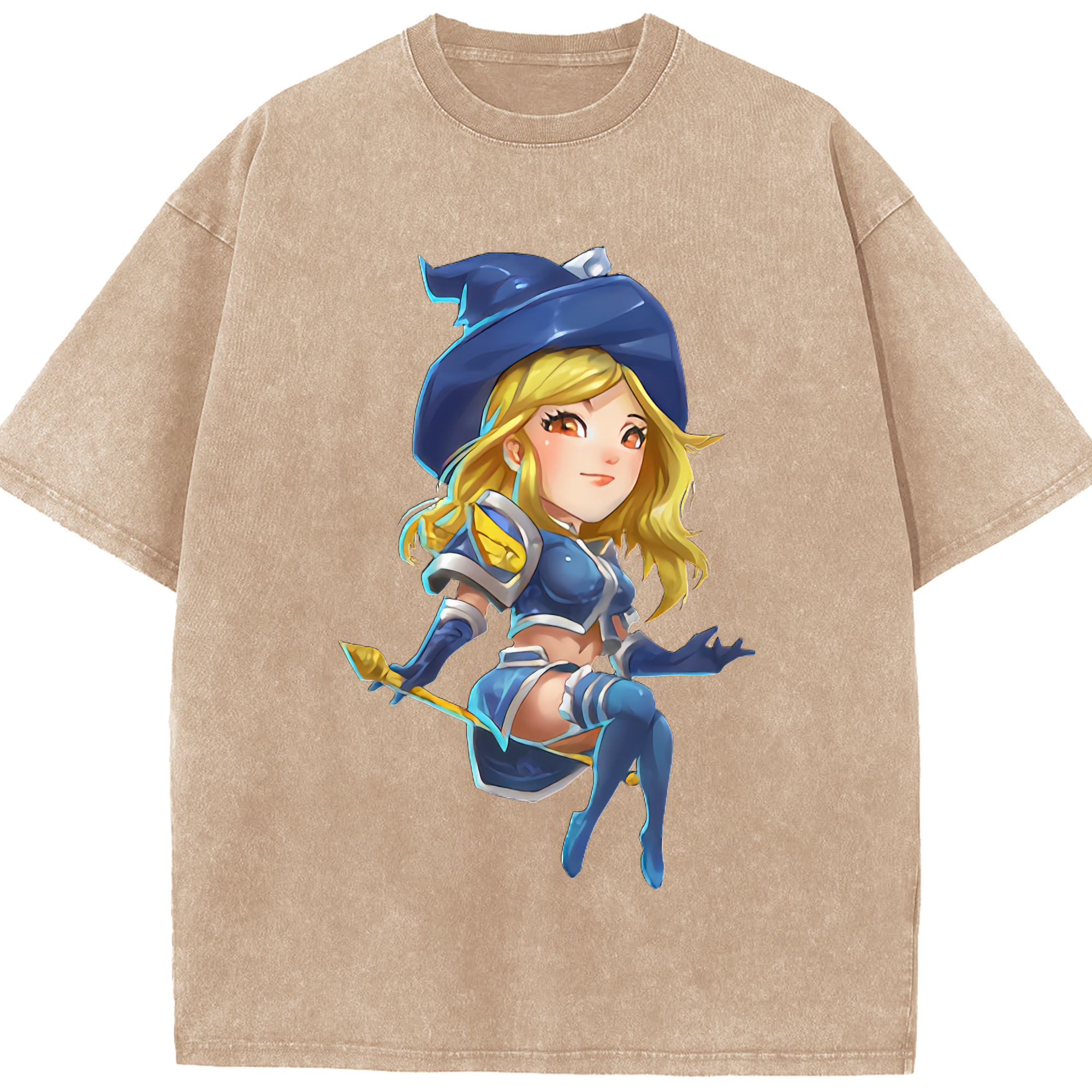 リーグ・オブ・レジェンド League of Legends LOL 綿100% ヴィンテージ風 半袖Tシャツ（フロントプリント）