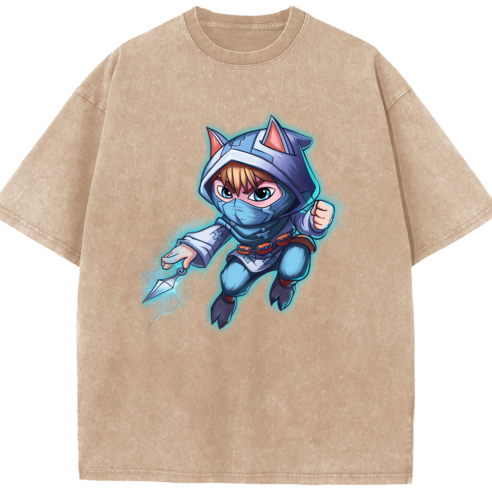 リーグ・オブ・レジェンド League of Legends LOL 綿100% ヴィンテージ風 半袖Tシャツ（フロントプリント）