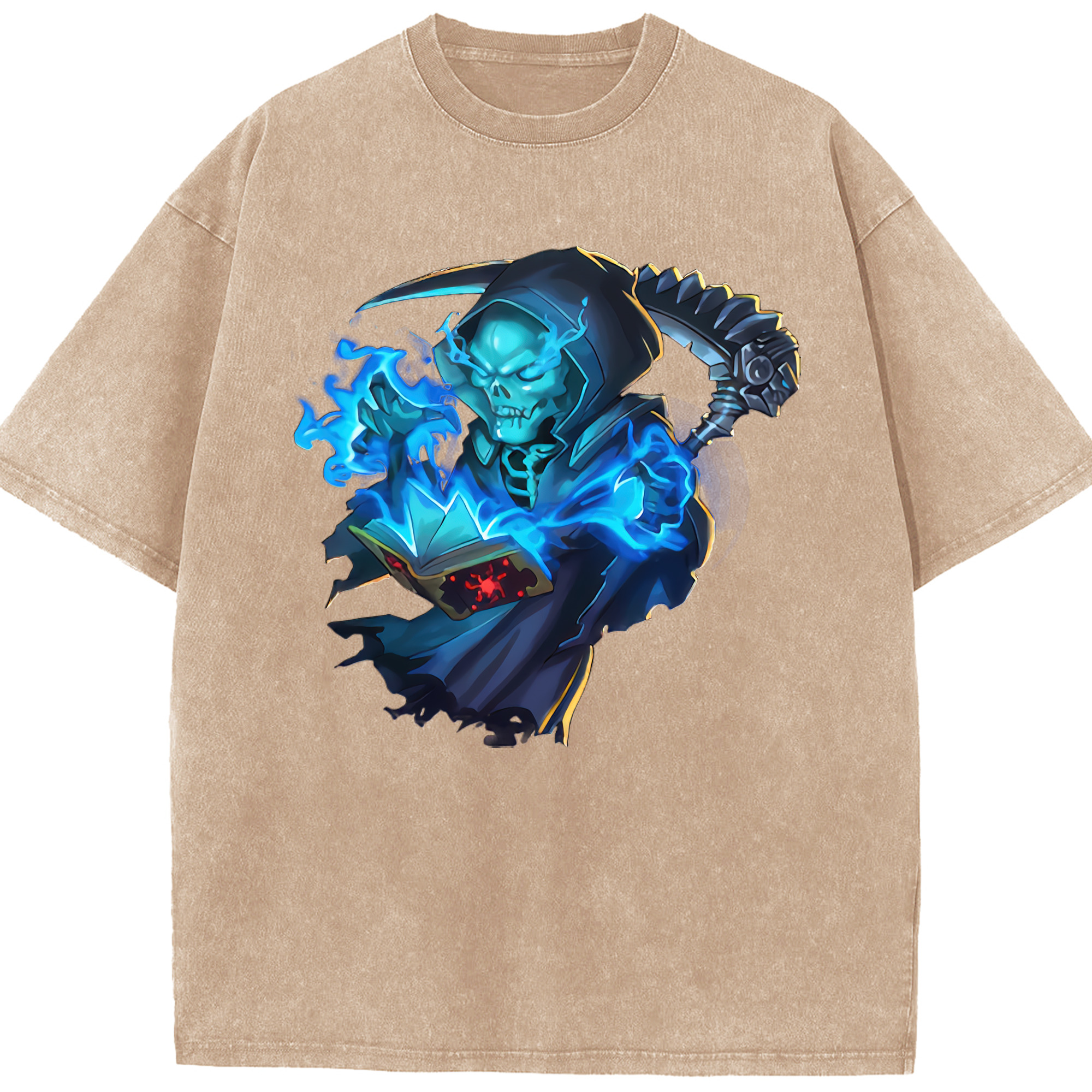 リーグ・オブ・レジェンド League of Legends LOL 綿100% ヴィンテージ風 半袖Tシャツ（フロントプリント）