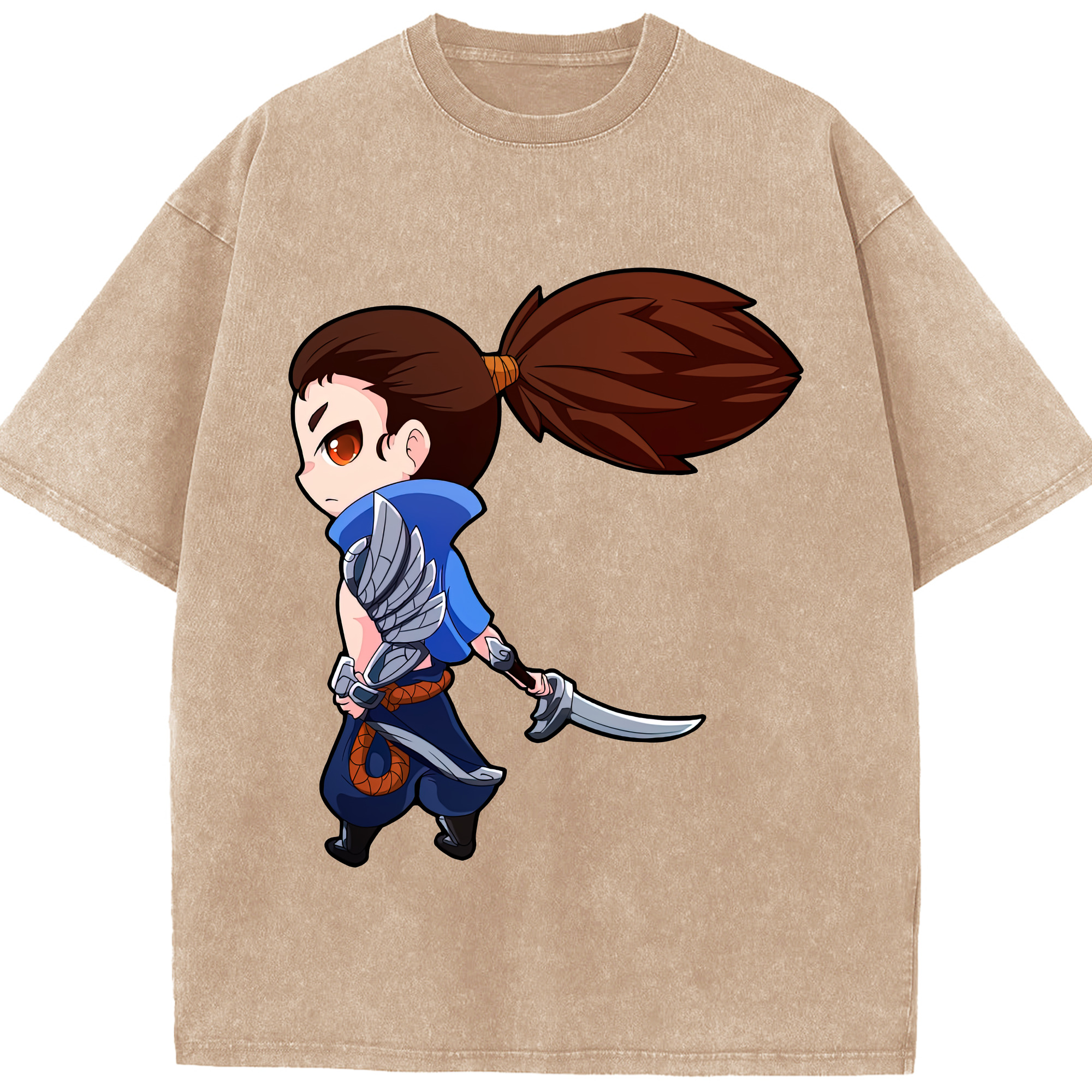 リーグ・オブ・レジェンド League of Legends LOL 綿100% ヴィンテージ風 半袖Tシャツ（フロントプリント）