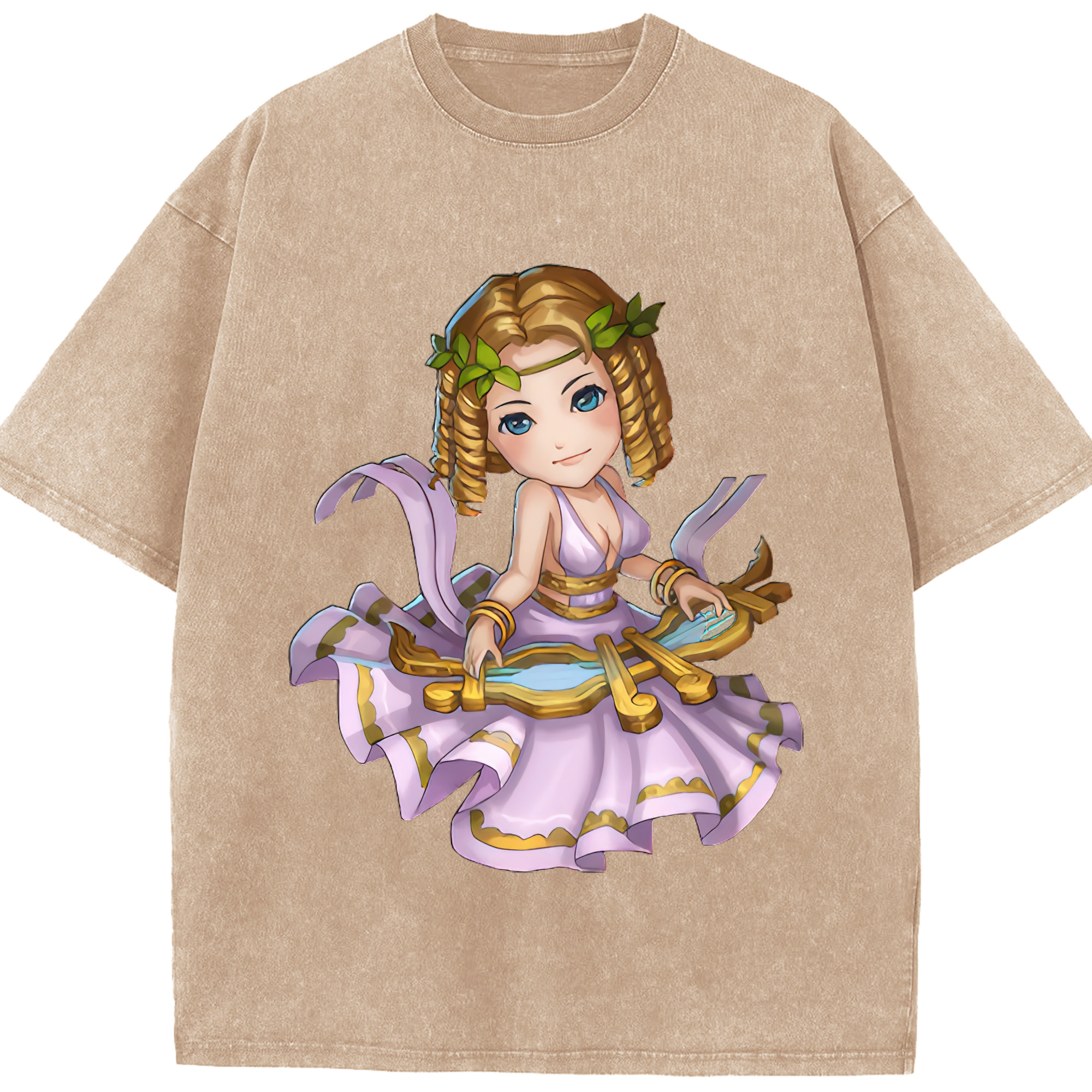 リーグ・オブ・レジェンド League of Legends LOL 綿100% ヴィンテージ風 半袖Tシャツ（フロントプリント）