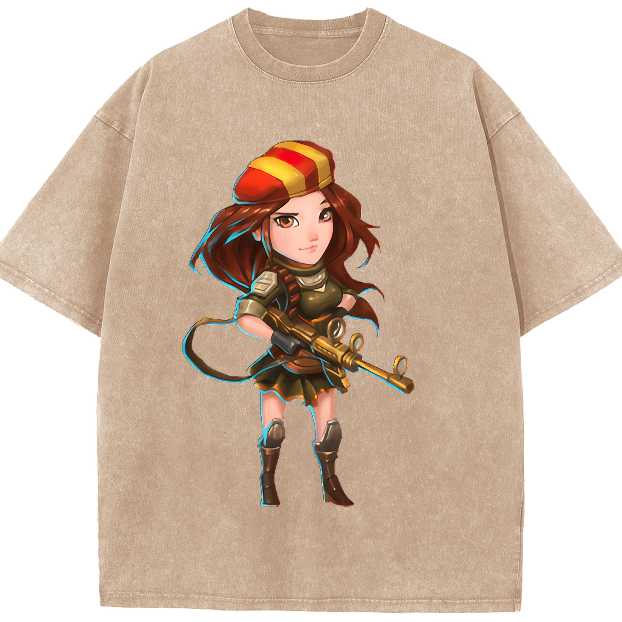 リーグ・オブ・レジェンド League of Legends LOL 綿100% ヴィンテージ風 半袖Tシャツ（フロントプリント）