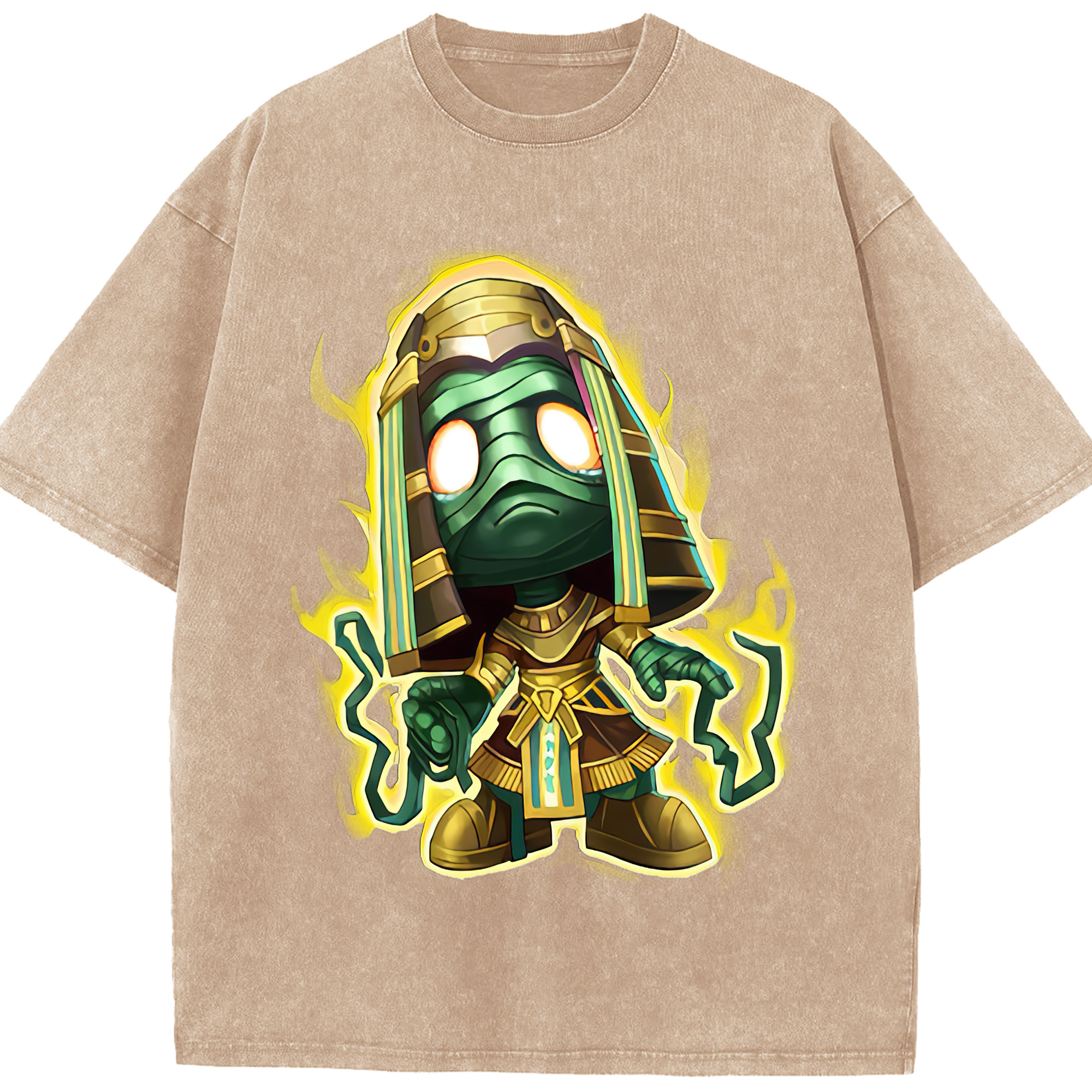 リーグ・オブ・レジェンド League of Legends LOL 綿100% ヴィンテージ風 半袖Tシャツ（フロントプリント）