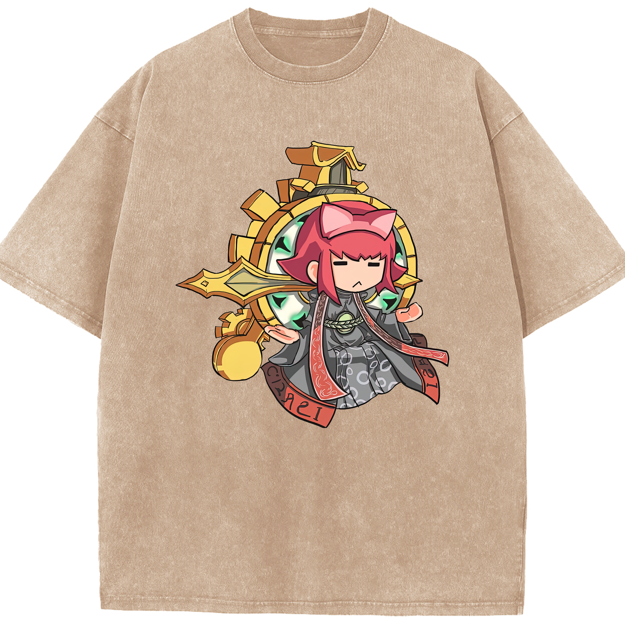リーグ・オブ・レジェンド League of Legends LOL 綿100% ヴィンテージ風 半袖Tシャツ（フロントプリント）