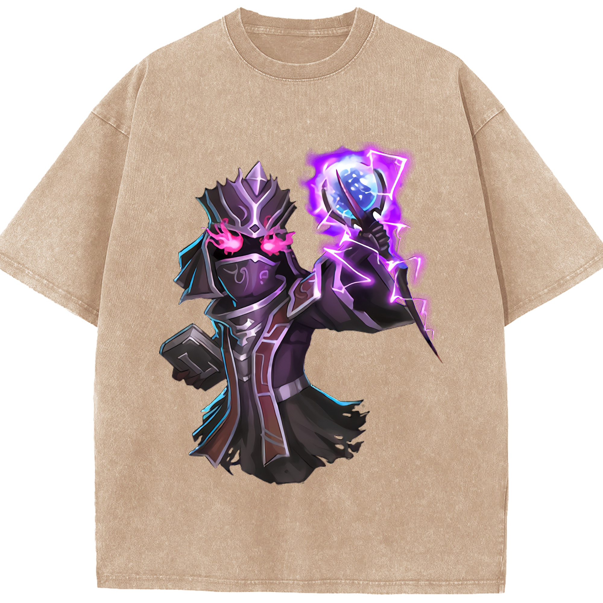 リーグ・オブ・レジェンド League of Legends LOL 綿100% ヴィンテージ風 半袖Tシャツ（フロントプリント）