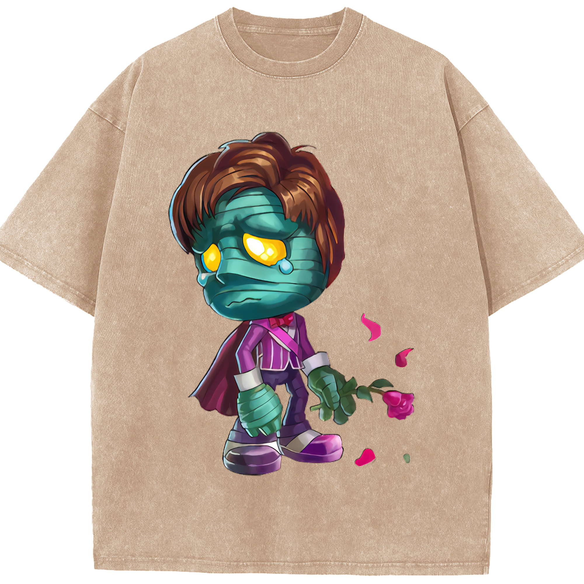リーグ・オブ・レジェンド League of Legends LOL 綿100% ヴィンテージ風 半袖Tシャツ（フロントプリント）