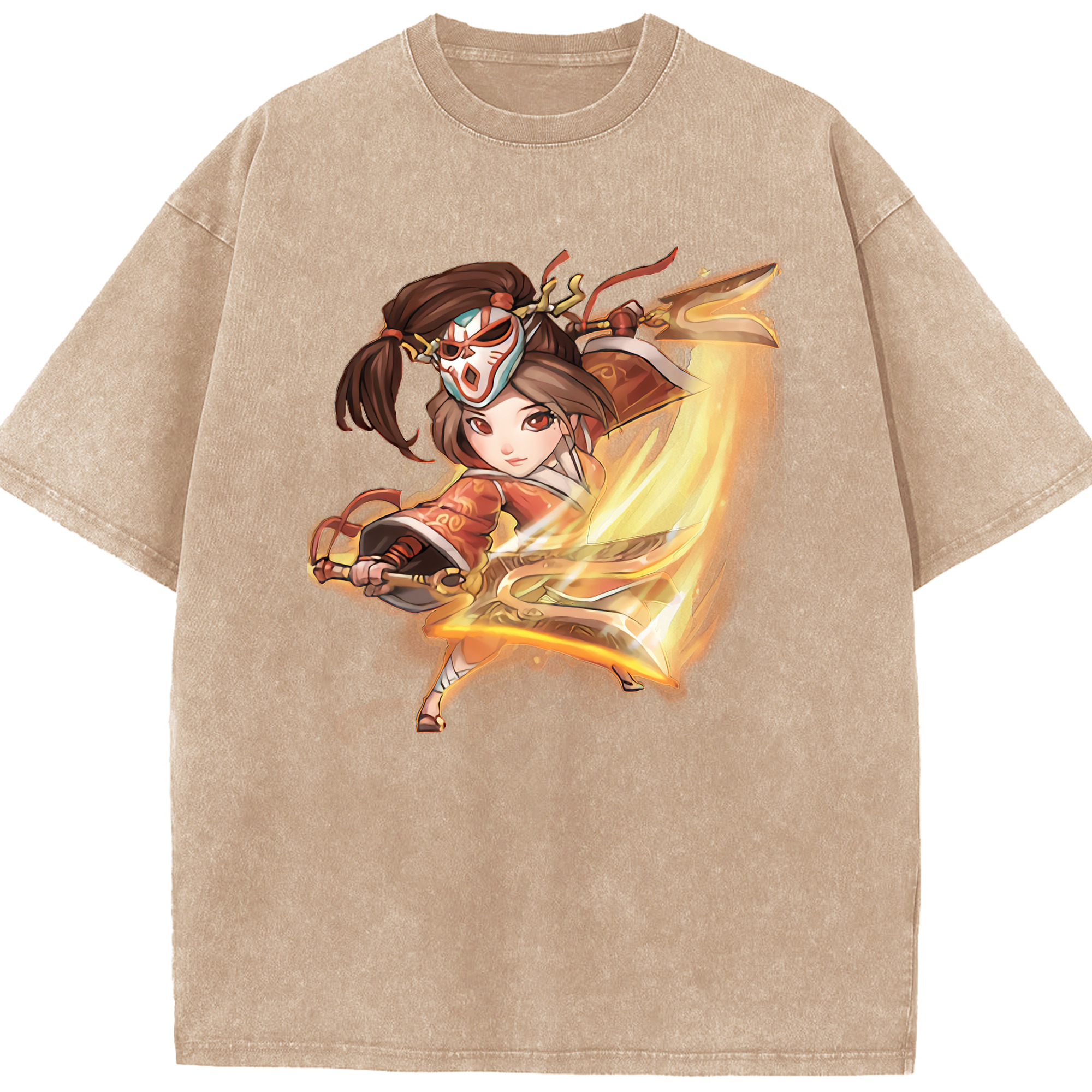 リーグ・オブ・レジェンド League of Legends LOL 綿100% ヴィンテージ風 半袖Tシャツ（フロントプリント）