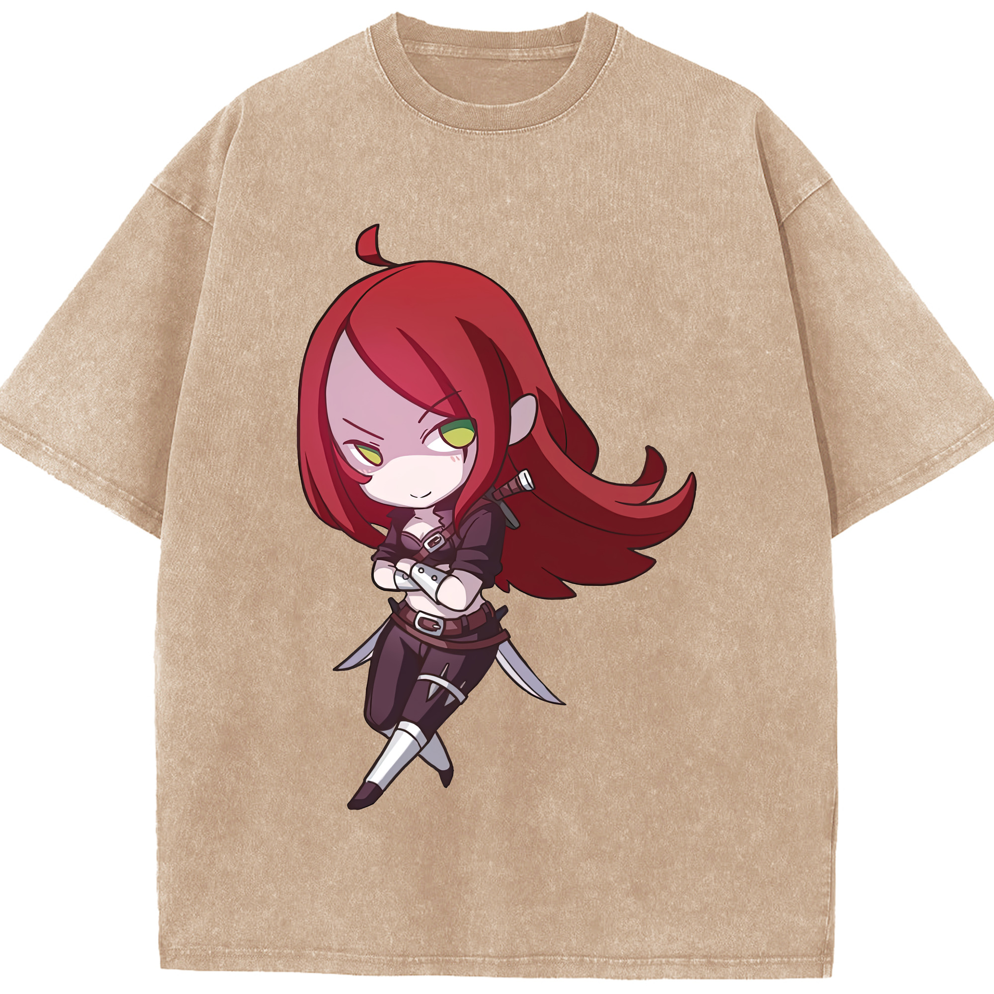 リーグ・オブ・レジェンド League of Legends LOL 綿100% ヴィンテージ風 半袖Tシャツ（フロントプリント）