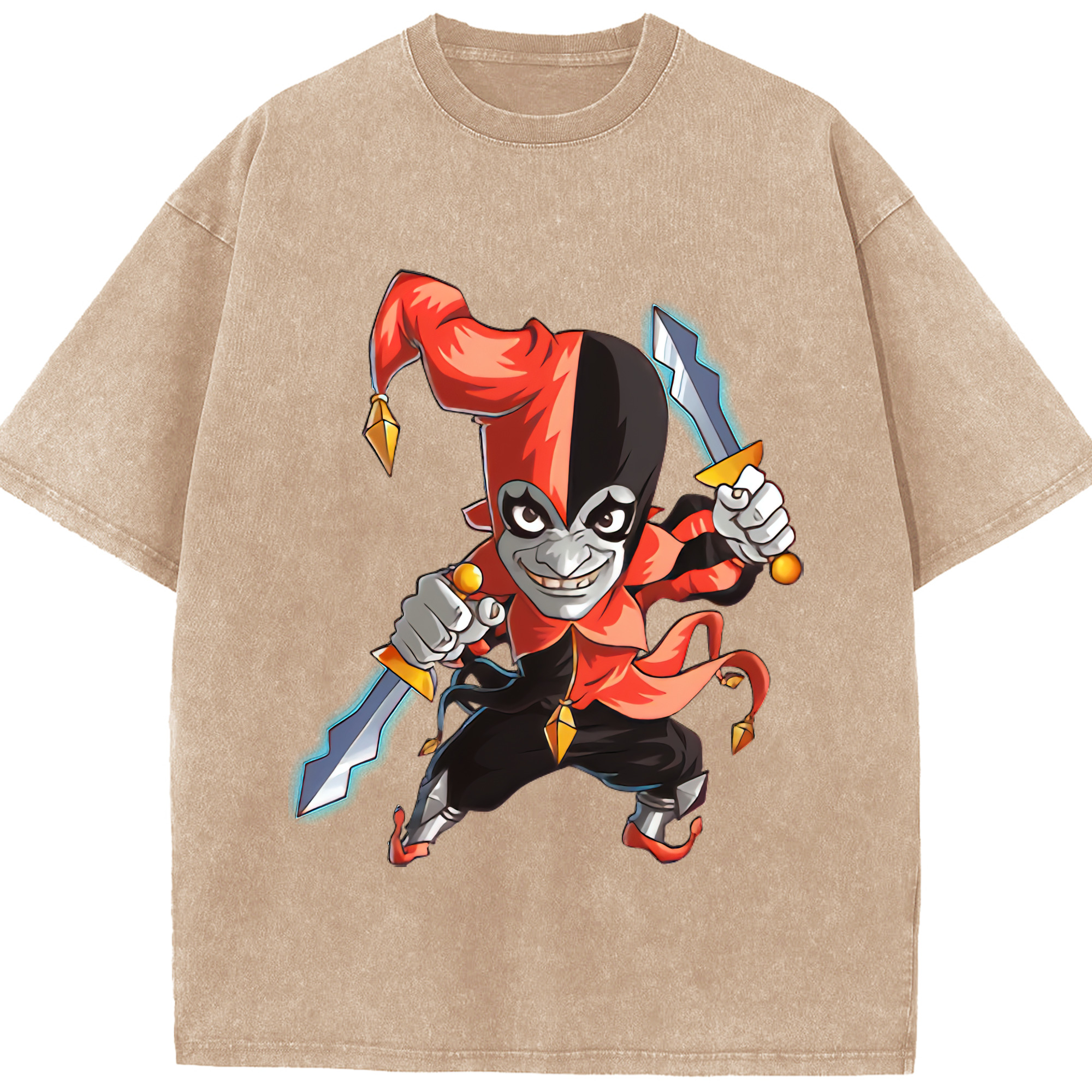 （画像用） リーグ・オブ・レジェンド League of Legends LOL 綿100% ヴィンテージ風 半袖Tシャツ（フロントプリント）