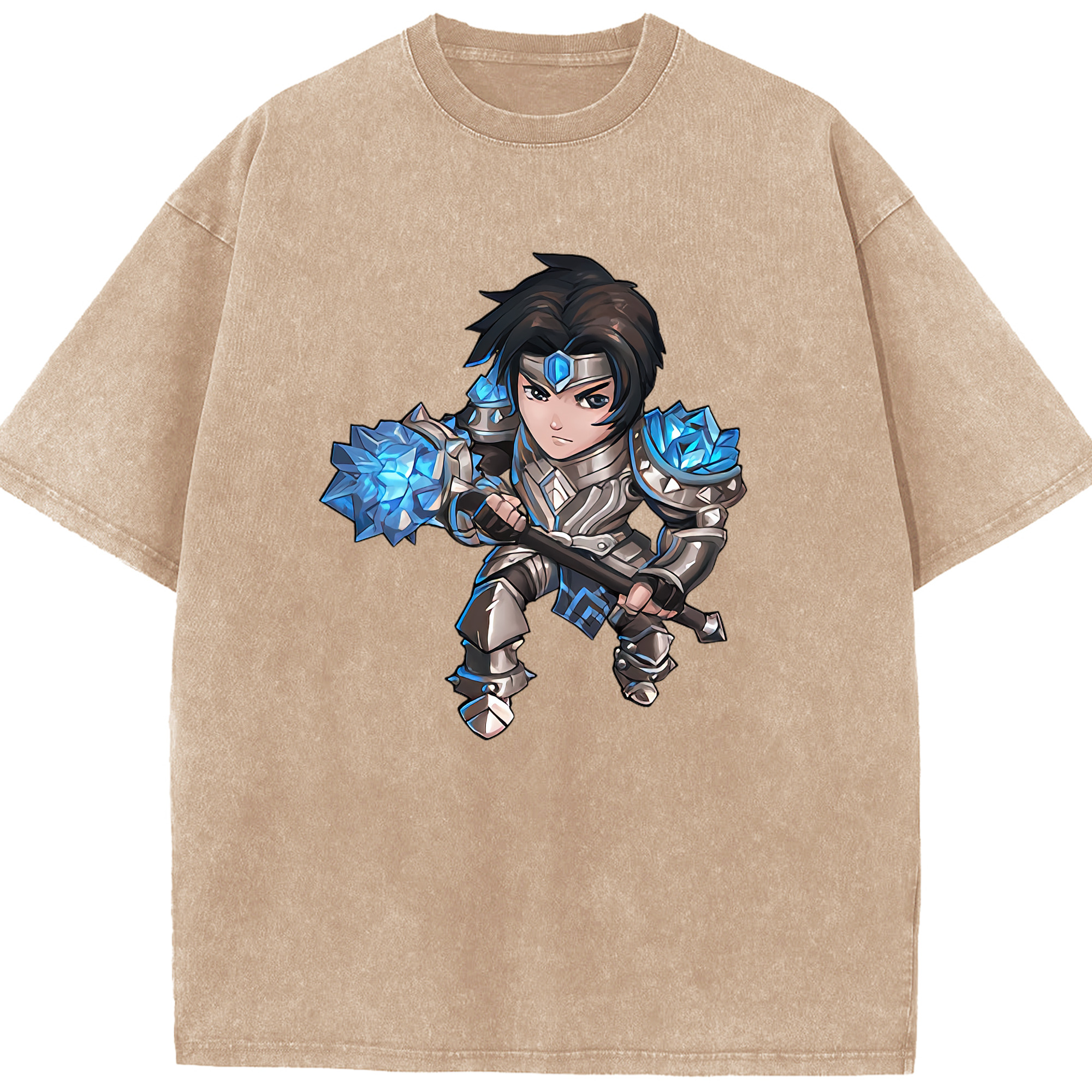 （画像用） リーグ・オブ・レジェンド League of Legends LOL 綿100% ヴィンテージ風 半袖Tシャツ（フロントプリント）