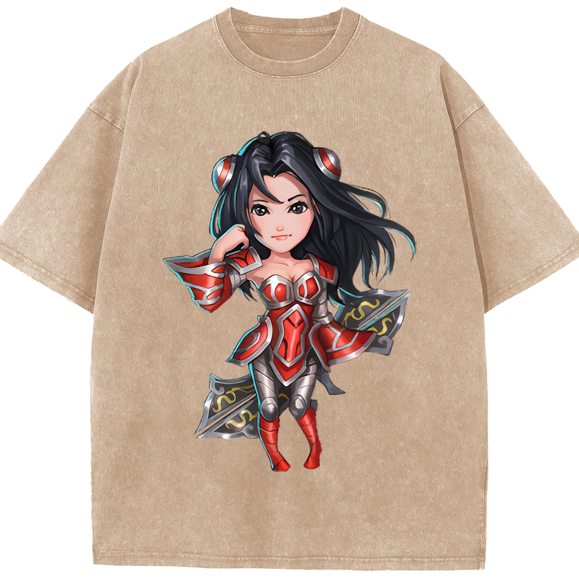 （画像用） リーグ・オブ・レジェンド League of Legends LOL 綿100% ヴィンテージ風 半袖Tシャツ（フロントプリント）