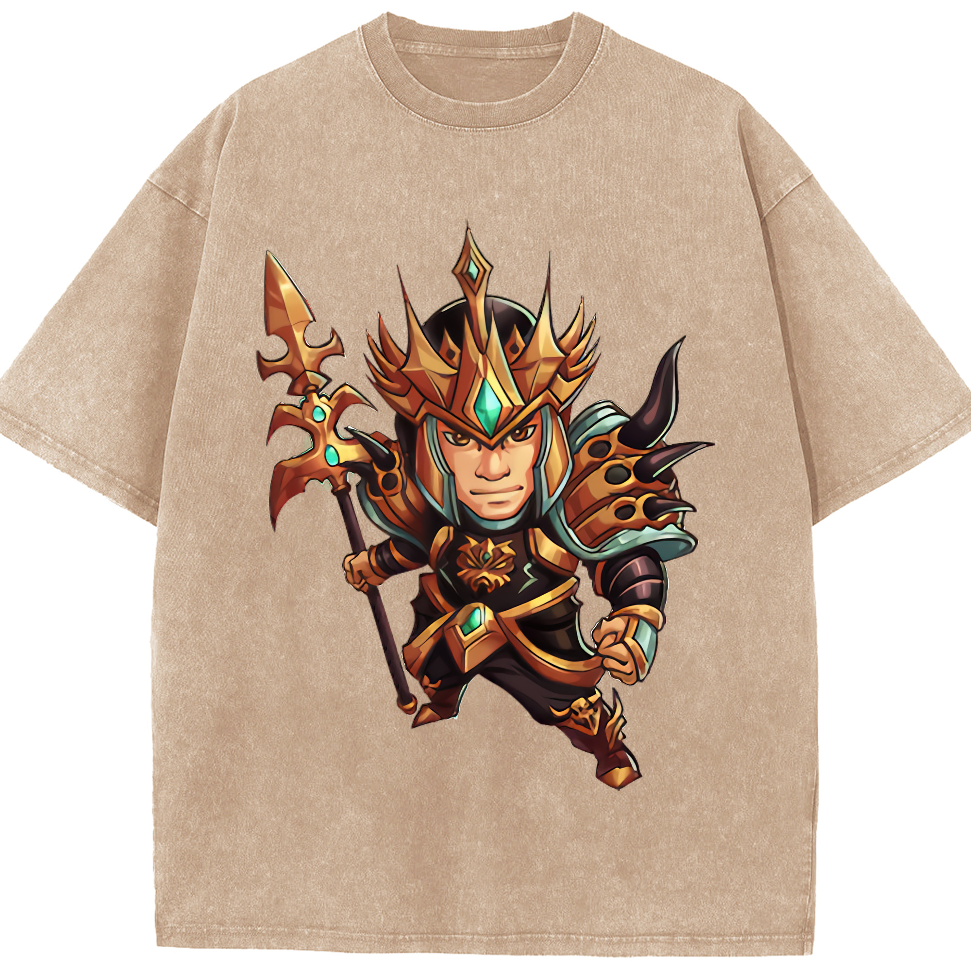リーグ・オブ・レジェンド League of Legends LOL 綿100% ヴィンテージ風 半袖Tシャツ（フロントプリント）