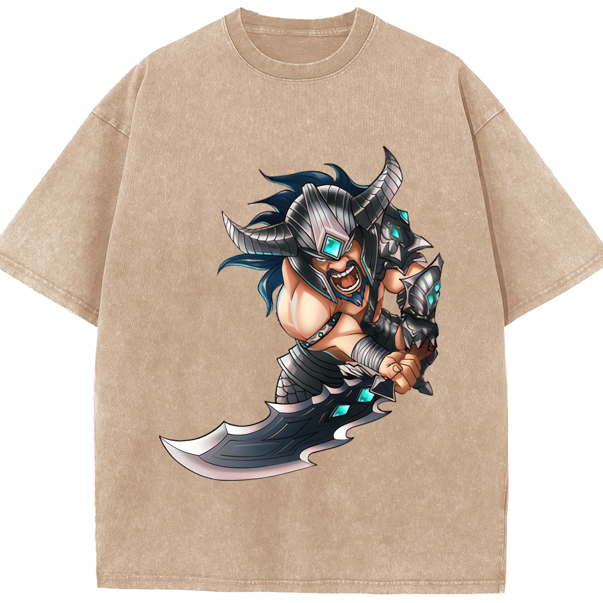 リーグ・オブ・レジェンド League of Legends LOL 綿100% ヴィンテージ風 半袖Tシャツ（フロントプリント）