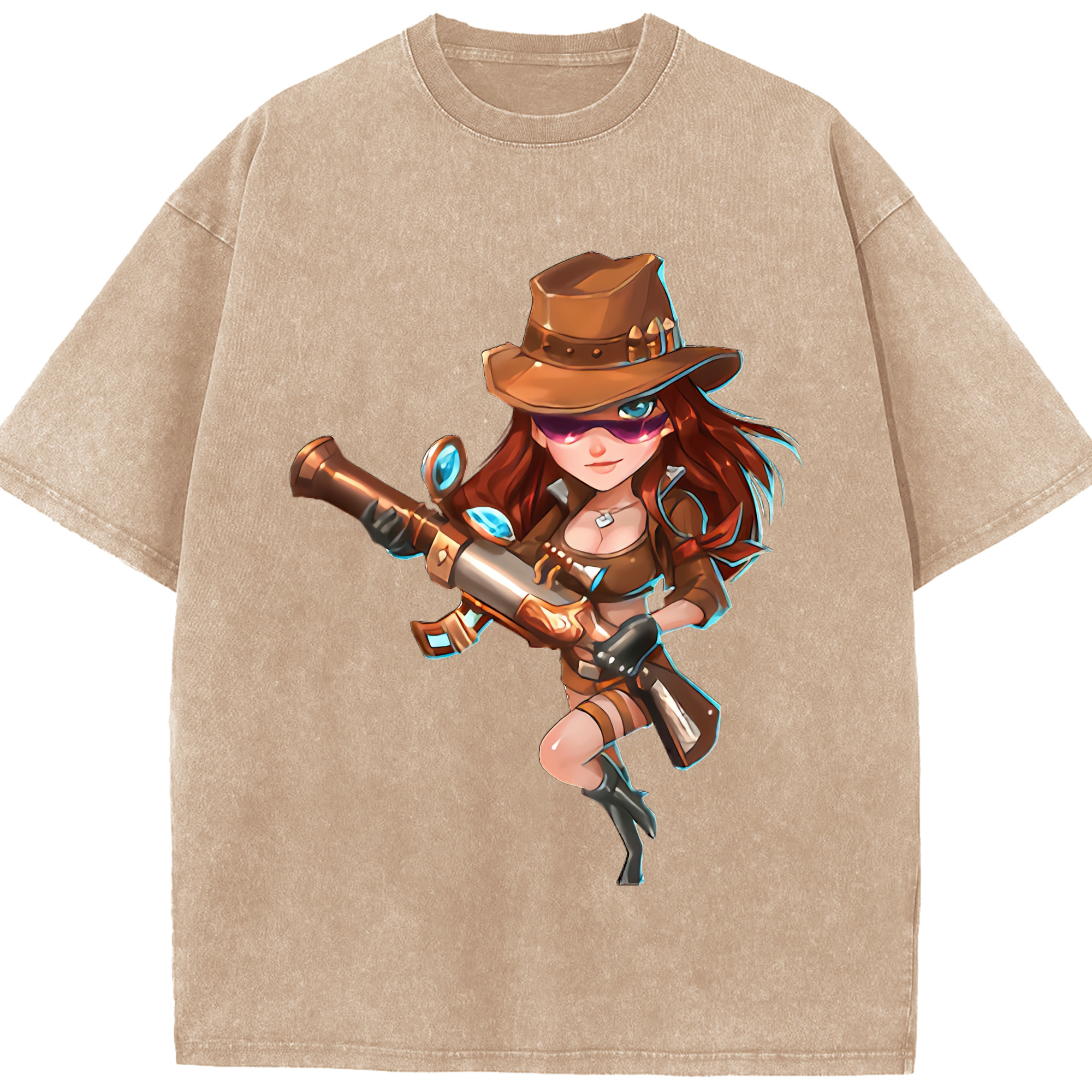 （画像用） リーグ・オブ・レジェンド League of Legends LOL 綿100% ヴィンテージ風 半袖Tシャツ（フロントプリント）