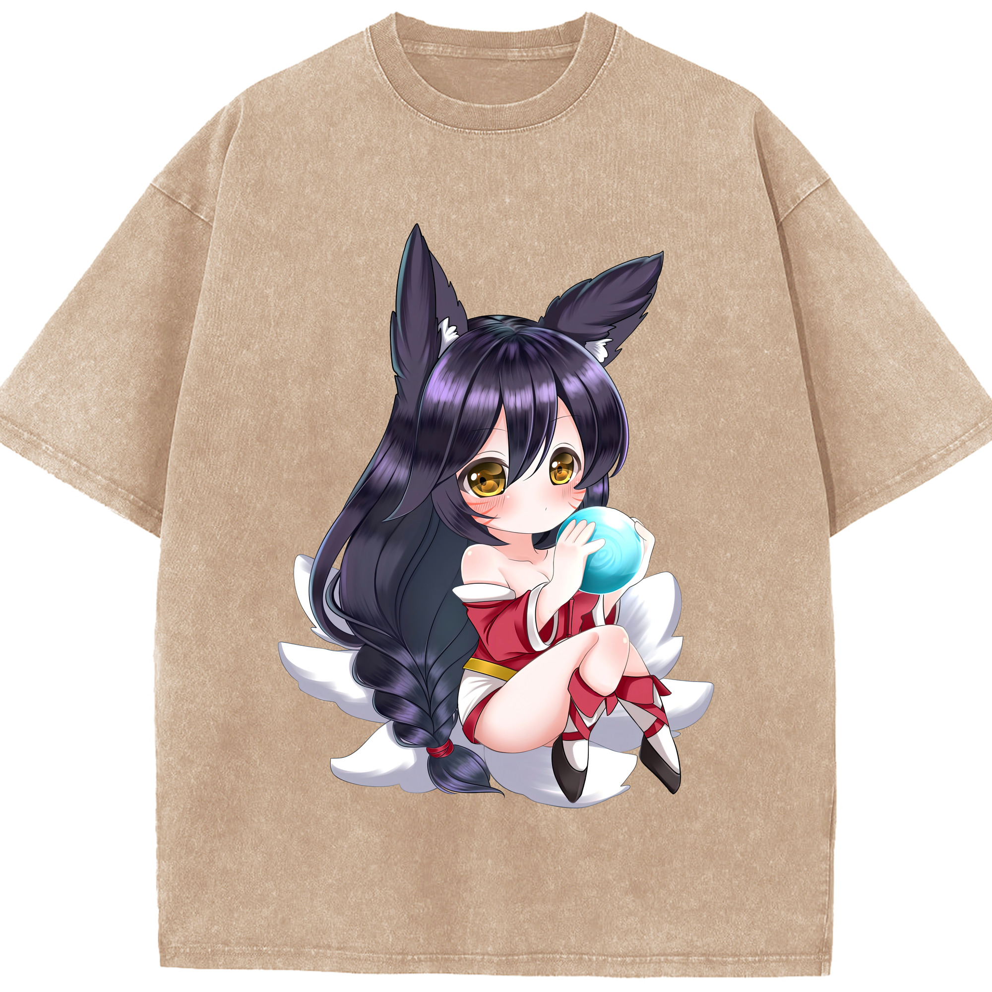 リーグ・オブ・レジェンド League of Legends LOL 綿100% ヴィンテージ風 半袖Tシャツ（フロントプリント）