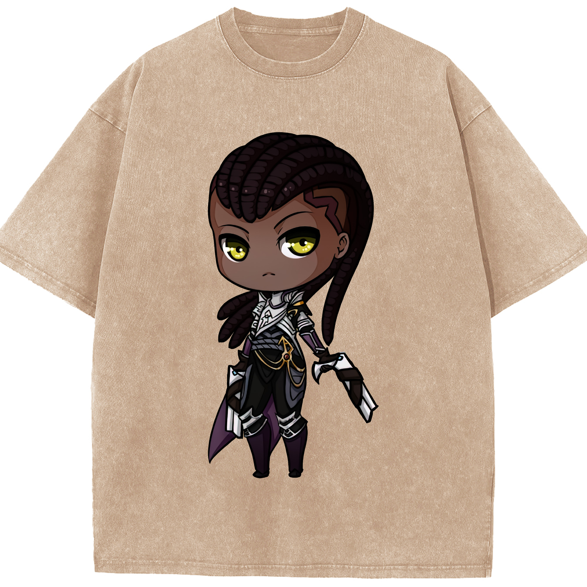 リーグ・オブ・レジェンド League of Legends LOL 綿100% ヴィンテージ風 半袖Tシャツ（フロントプリント）