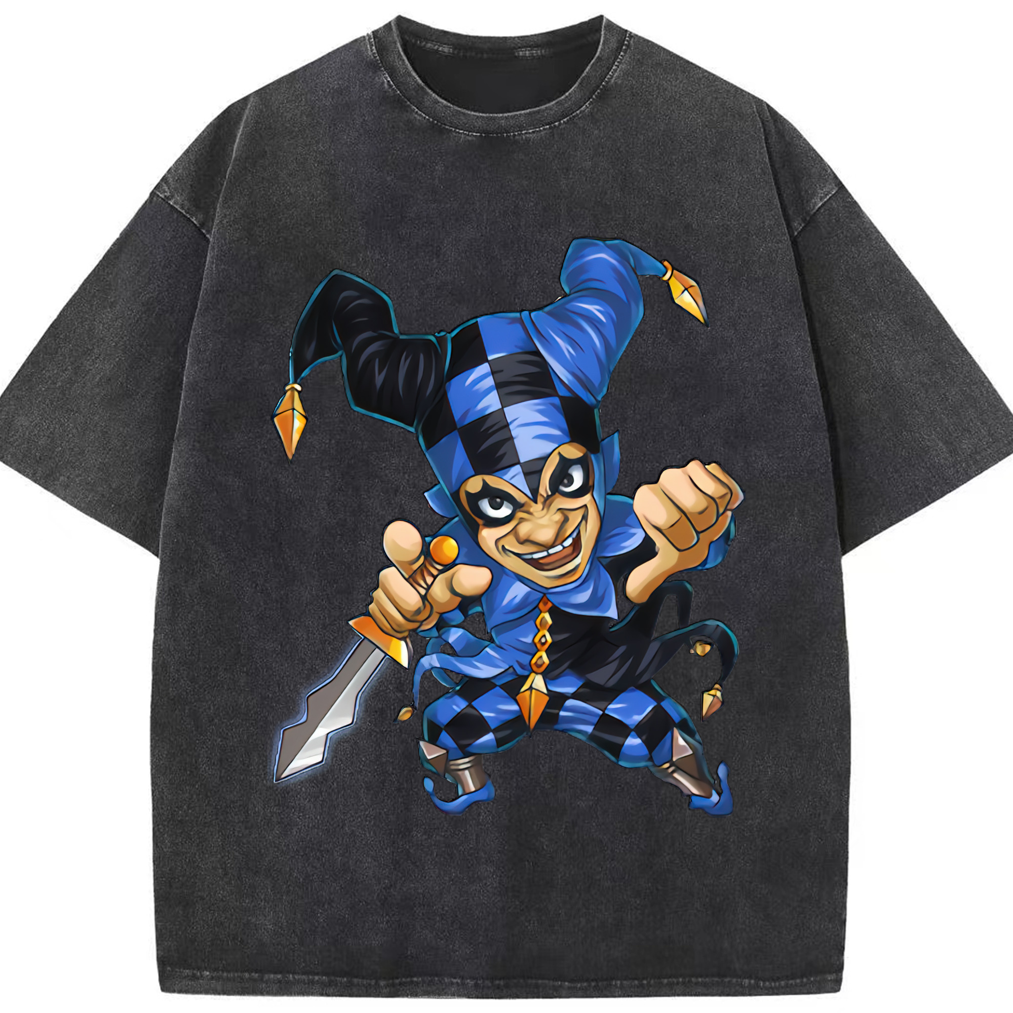 リーグ・オブ・レジェンド League of Legends LOL 綿100% ヴィンテージ風 半袖Tシャツ（フロントプリント）