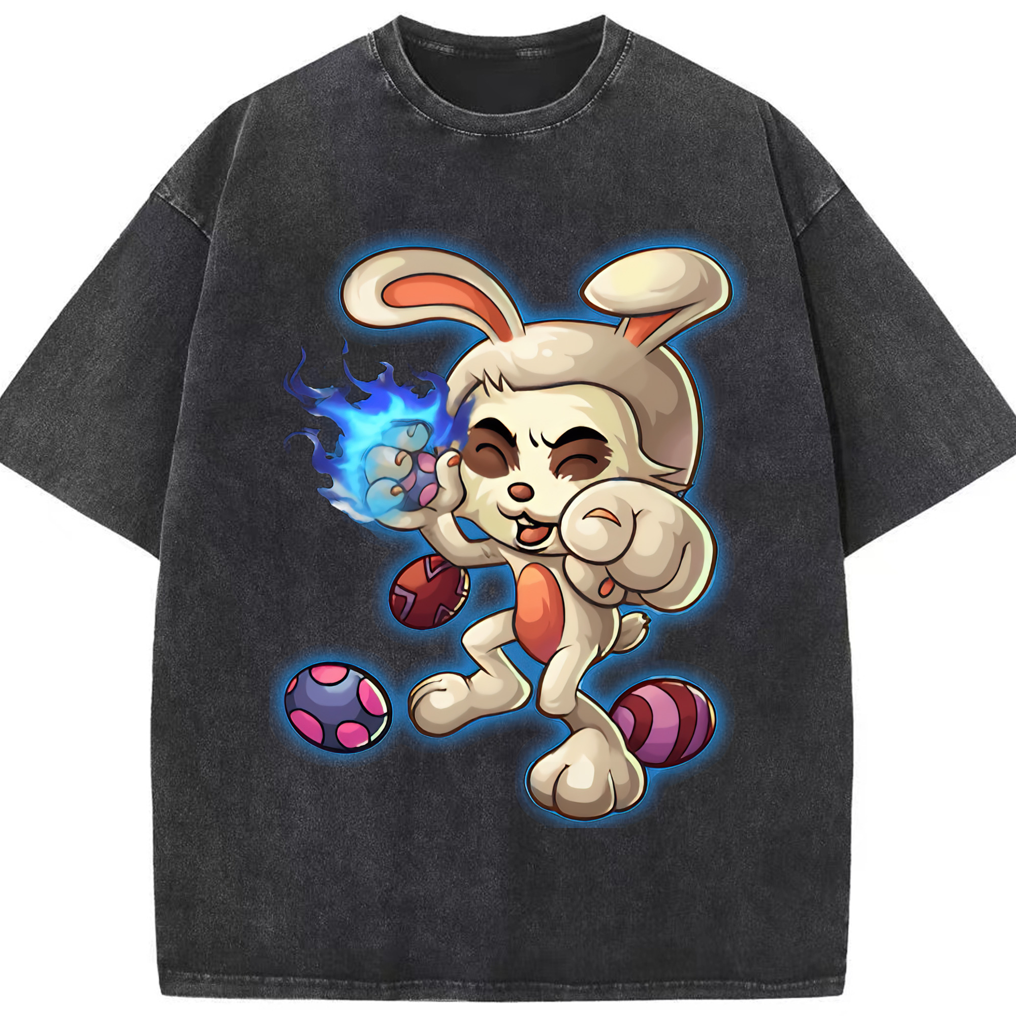 リーグ・オブ・レジェンド League of Legends LOL 綿100% ヴィンテージ風 半袖Tシャツ（フロントプリント）