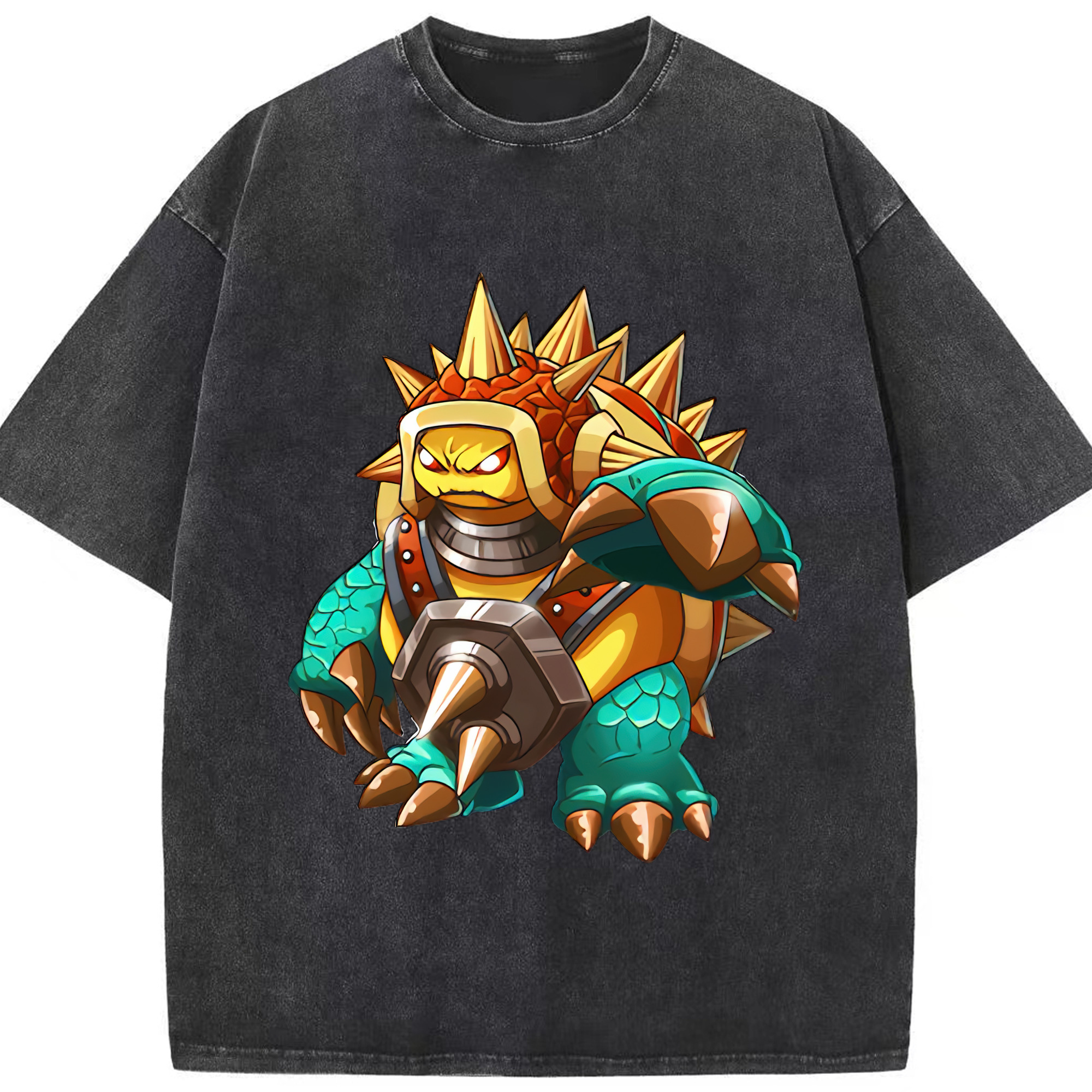 （画像用） リーグ・オブ・レジェンド League of Legends LOL 綿100% ヴィンテージ風 半袖Tシャツ（フロントプリント）