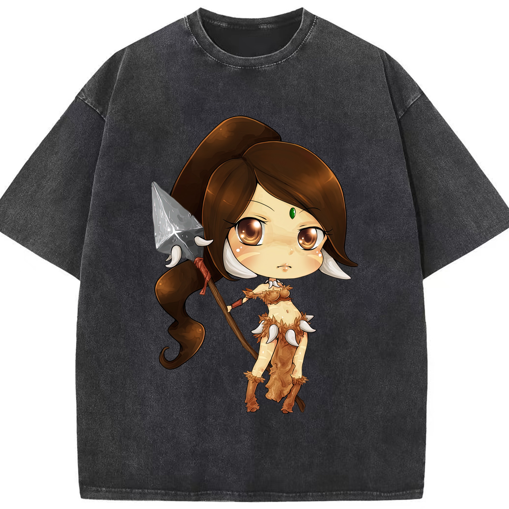リーグ・オブ・レジェンド League of Legends LOL 綿100% ヴィンテージ風 半袖Tシャツ（フロントプリント）
