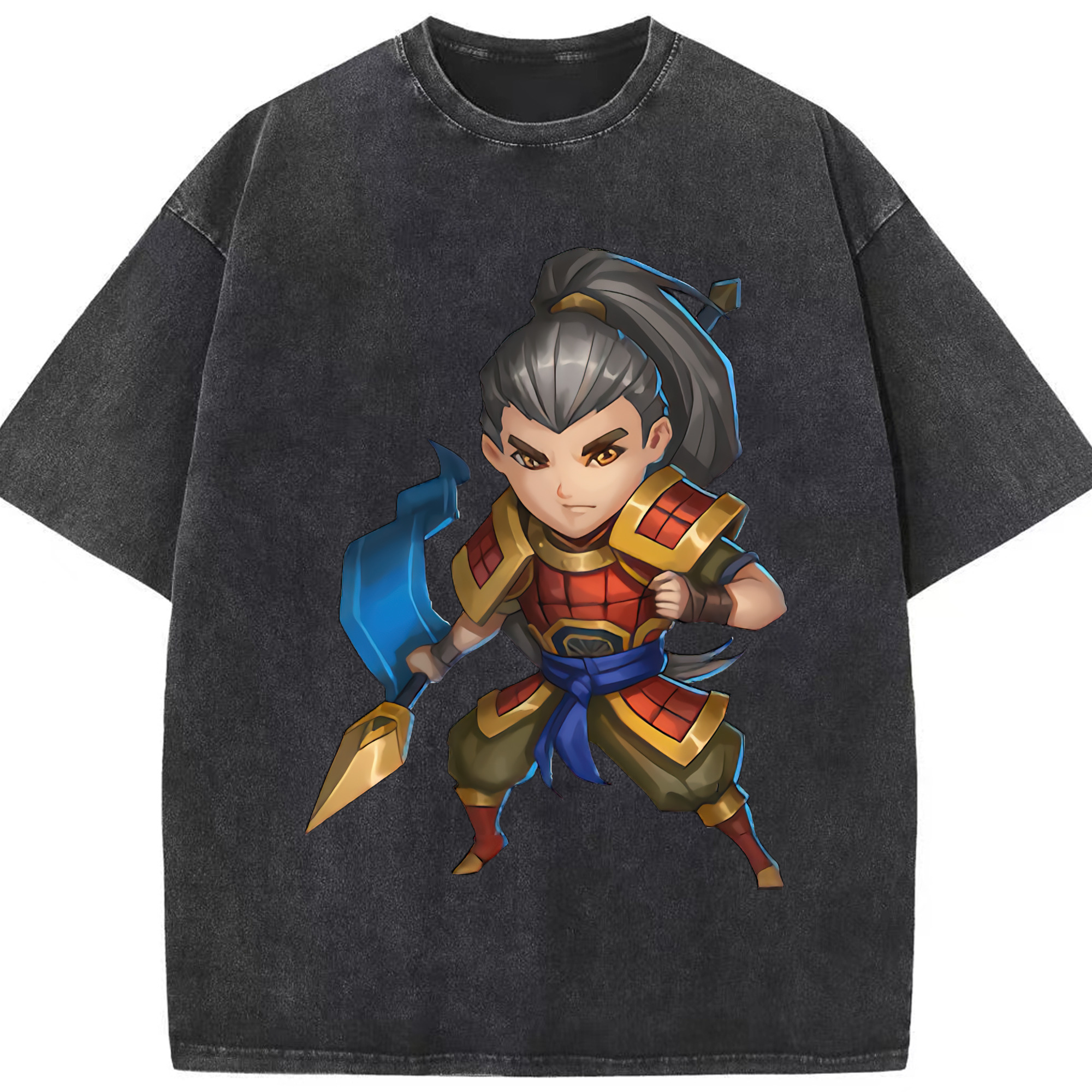 （画像用） リーグ・オブ・レジェンド League of Legends LOL 綿100% ヴィンテージ風 半袖Tシャツ（フロントプリント）