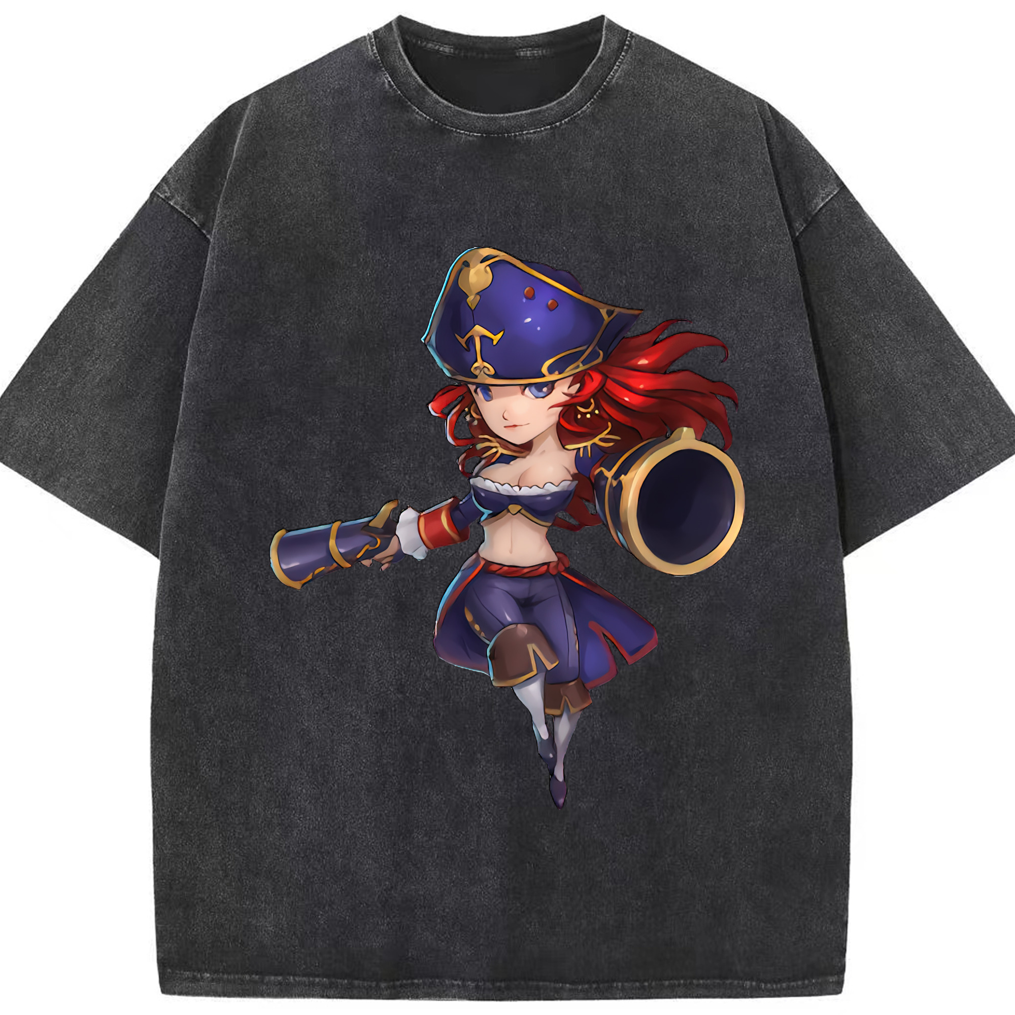 （画像用） リーグ・オブ・レジェンド League of Legends LOL 綿100% ヴィンテージ風 半袖Tシャツ（フロントプリント）