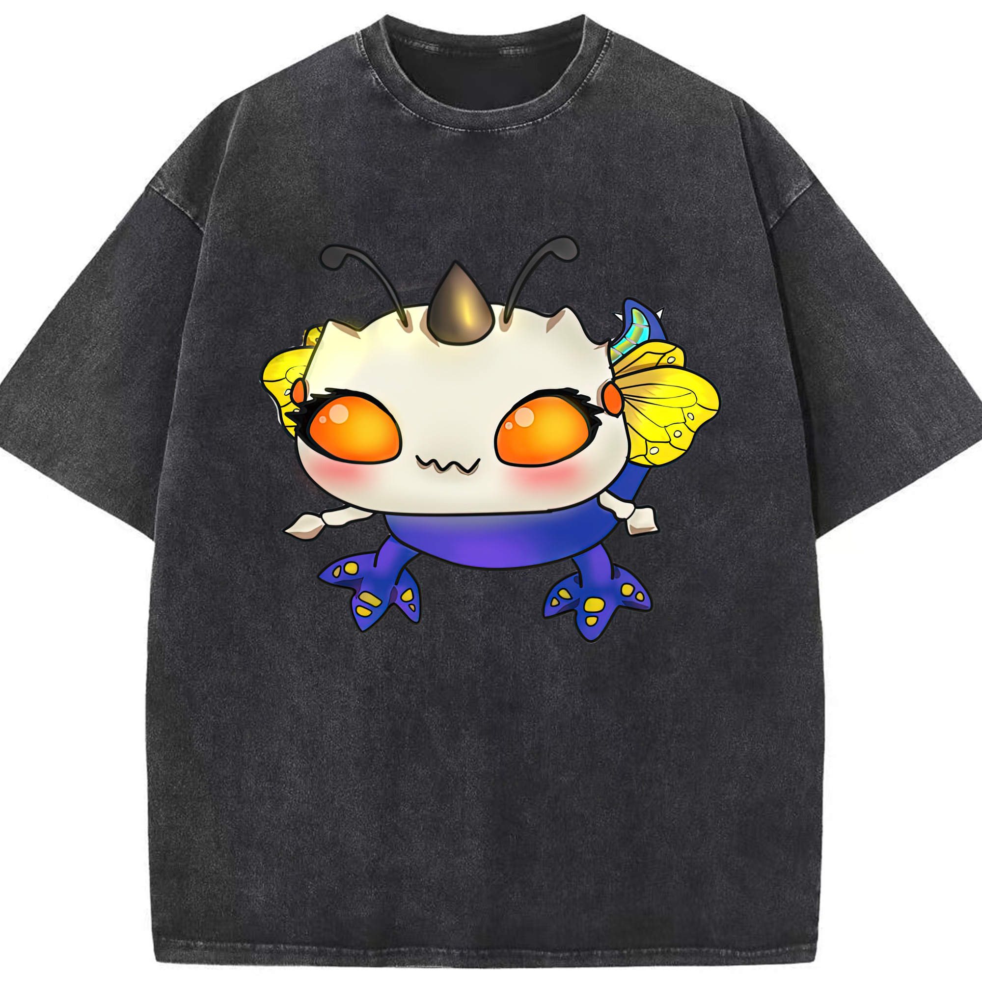 リーグ・オブ・レジェンド League of Legends LOL 綿100% ヴィンテージ風 半袖Tシャツ（フロントプリント）