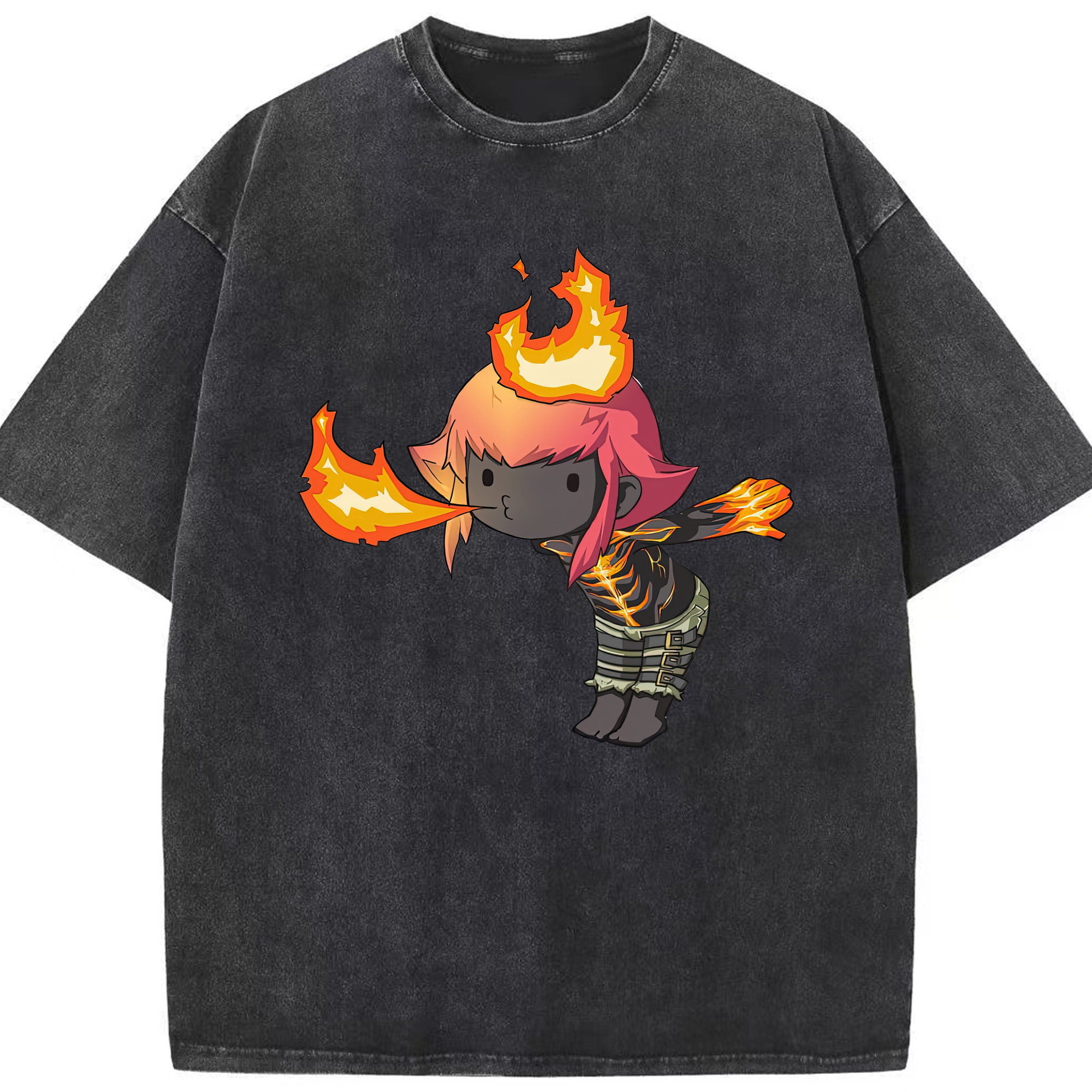 リーグ・オブ・レジェンド League of Legends LOL 綿100% ヴィンテージ風 半袖Tシャツ（フロントプリント）