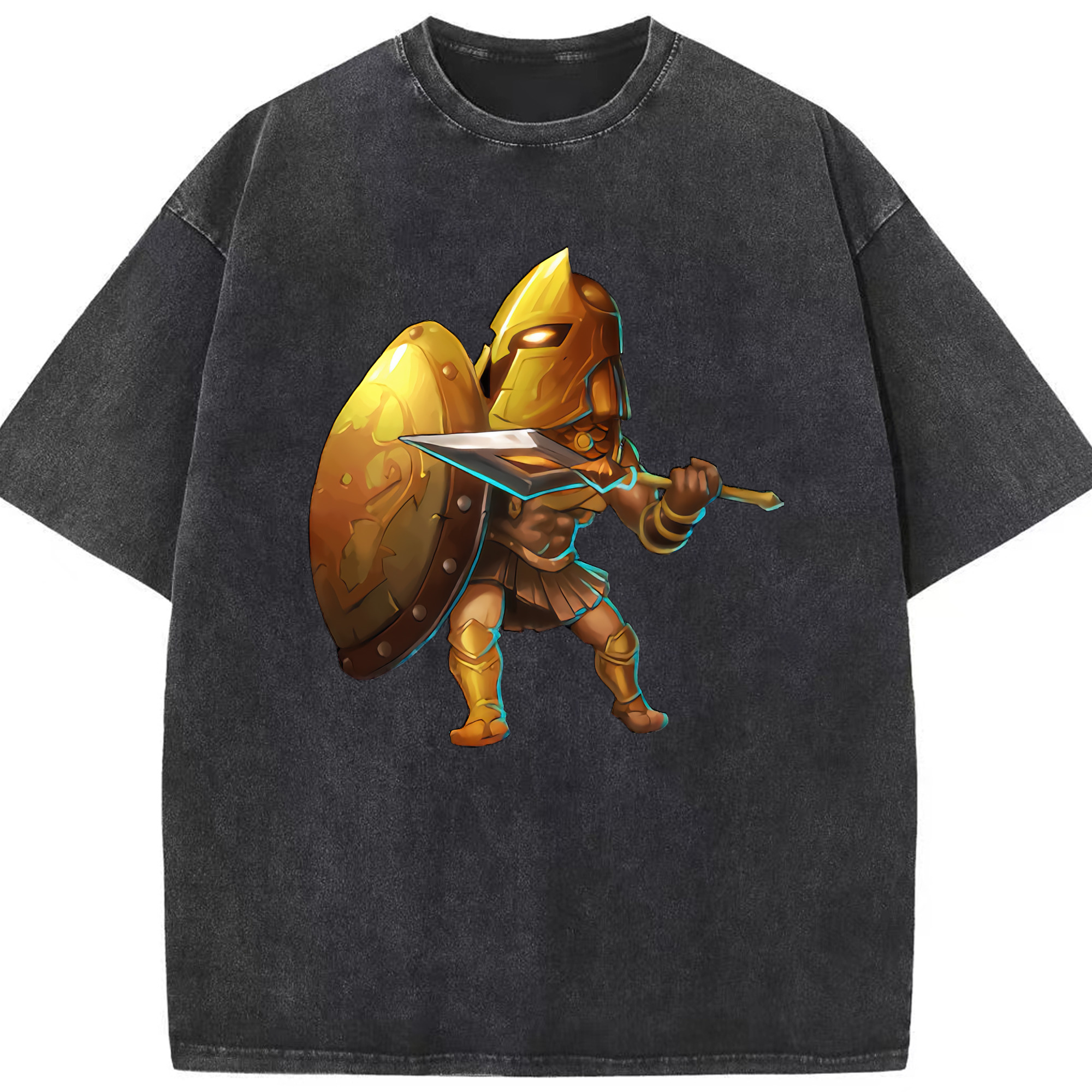 リーグ・オブ・レジェンド League of Legends LOL 綿100% ヴィンテージ風 半袖Tシャツ（フロントプリント）