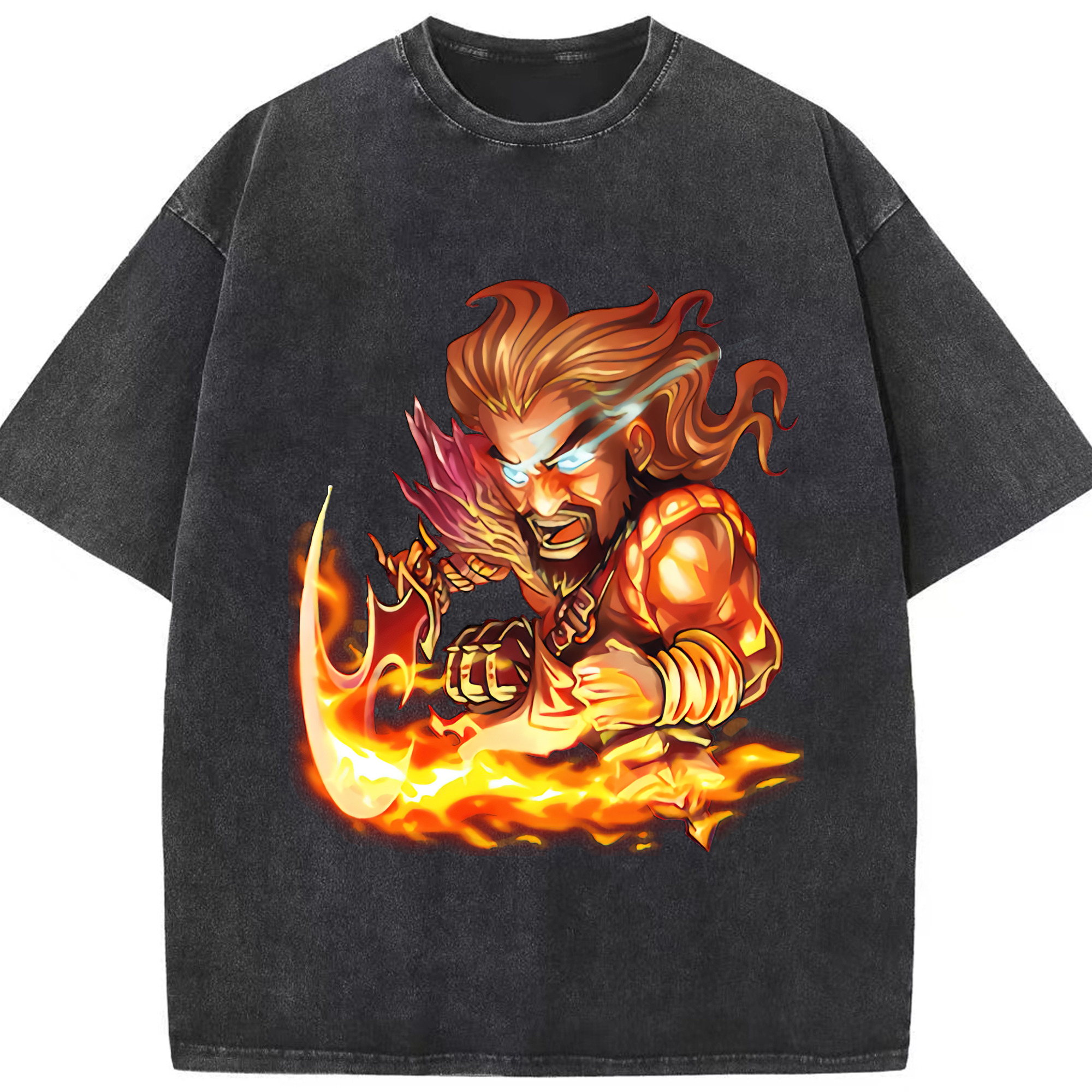 （画像用） リーグ・オブ・レジェンド League of Legends LOL 綿100% ヴィンテージ風 半袖Tシャツ（フロントプリント）