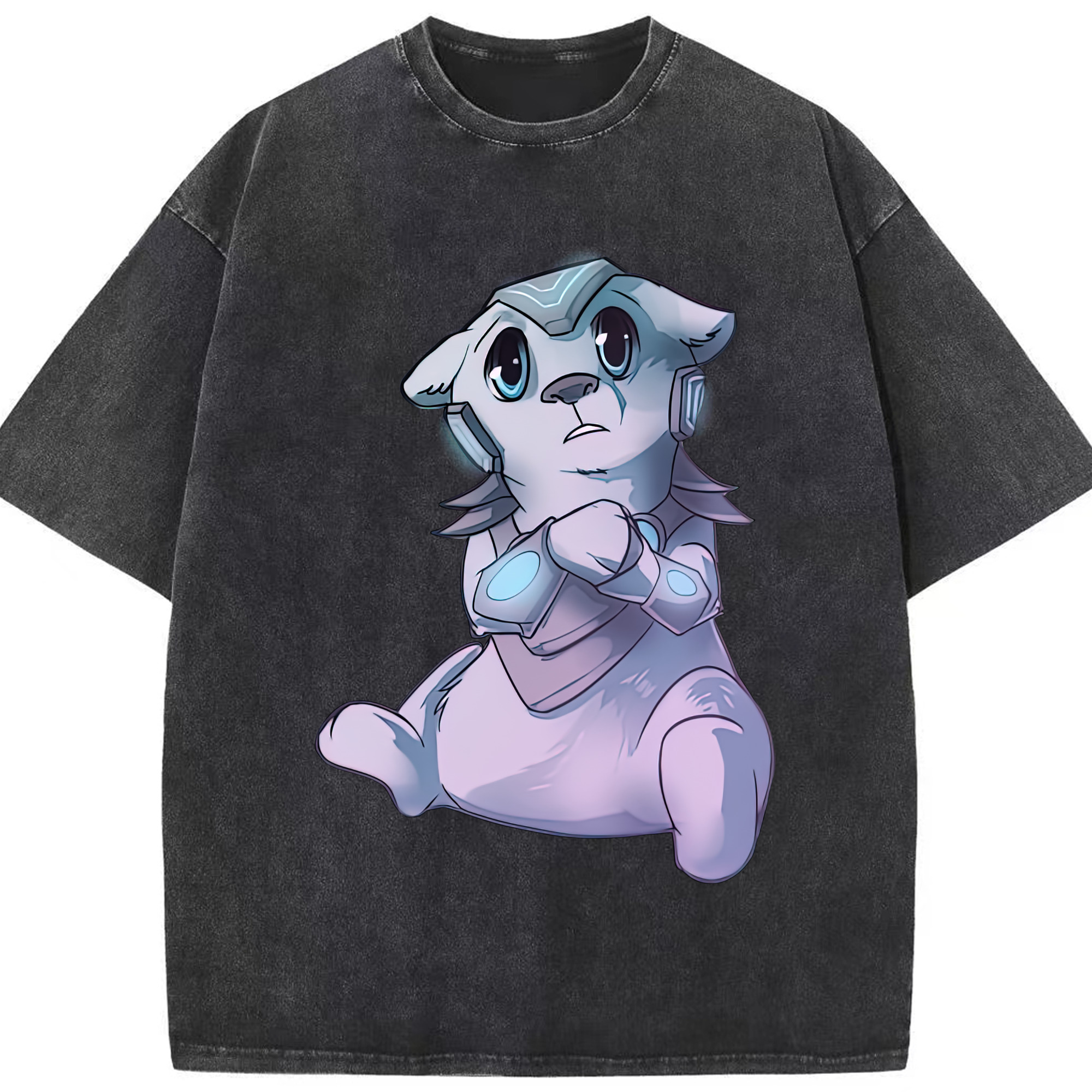 リーグ・オブ・レジェンド League of Legends LOL 綿100% ヴィンテージ風 半袖Tシャツ（フロントプリント）