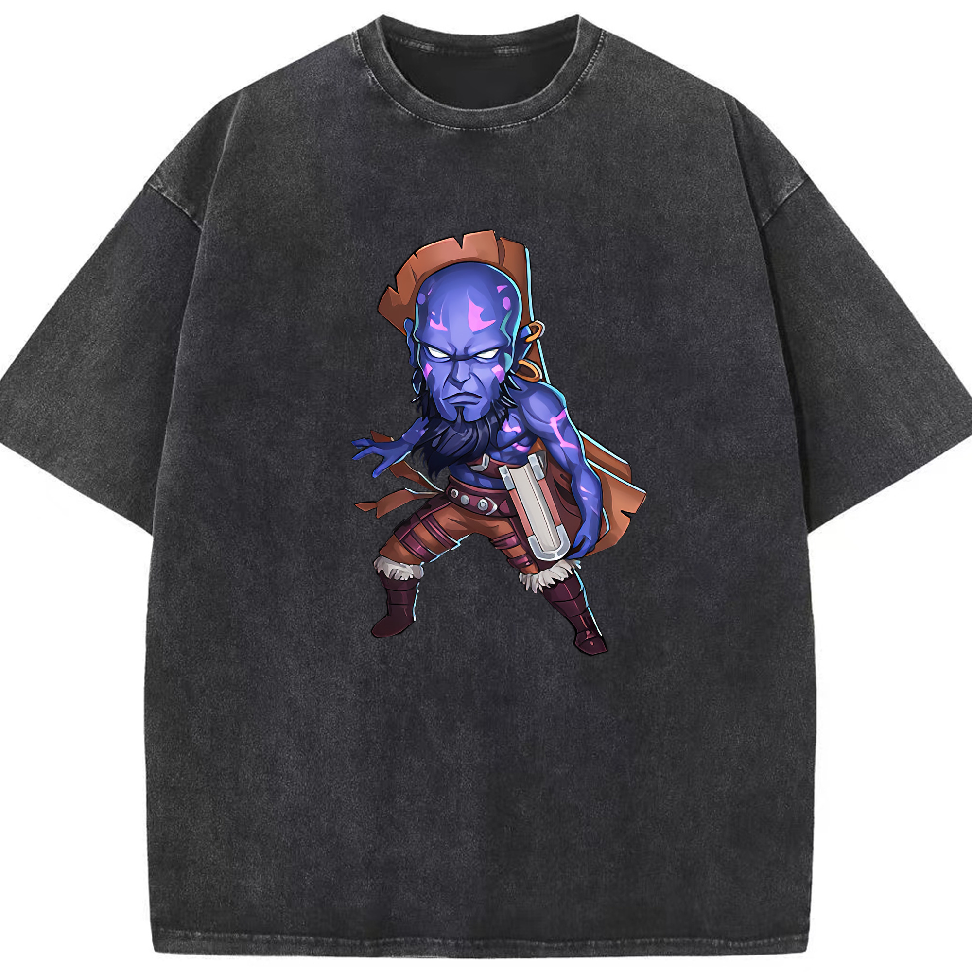 （画像用） リーグ・オブ・レジェンド League of Legends LOL 綿100% ヴィンテージ風 半袖Tシャツ（フロントプリント）