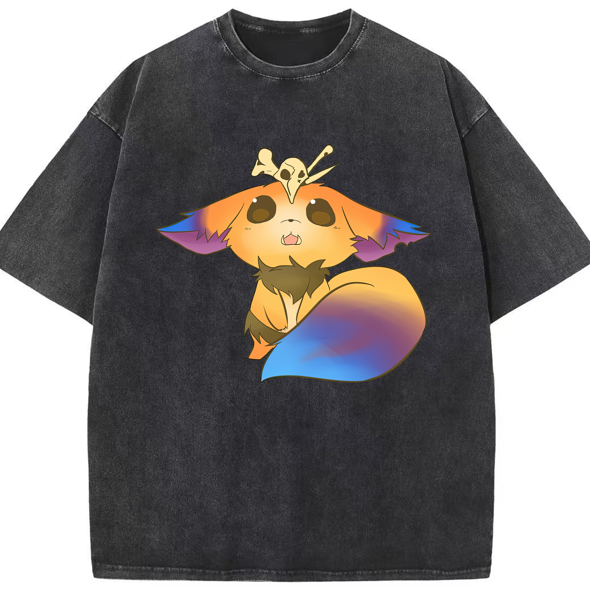 リーグ・オブ・レジェンド League of Legends LOL 綿100% ヴィンテージ風 半袖Tシャツ（フロントプリント）