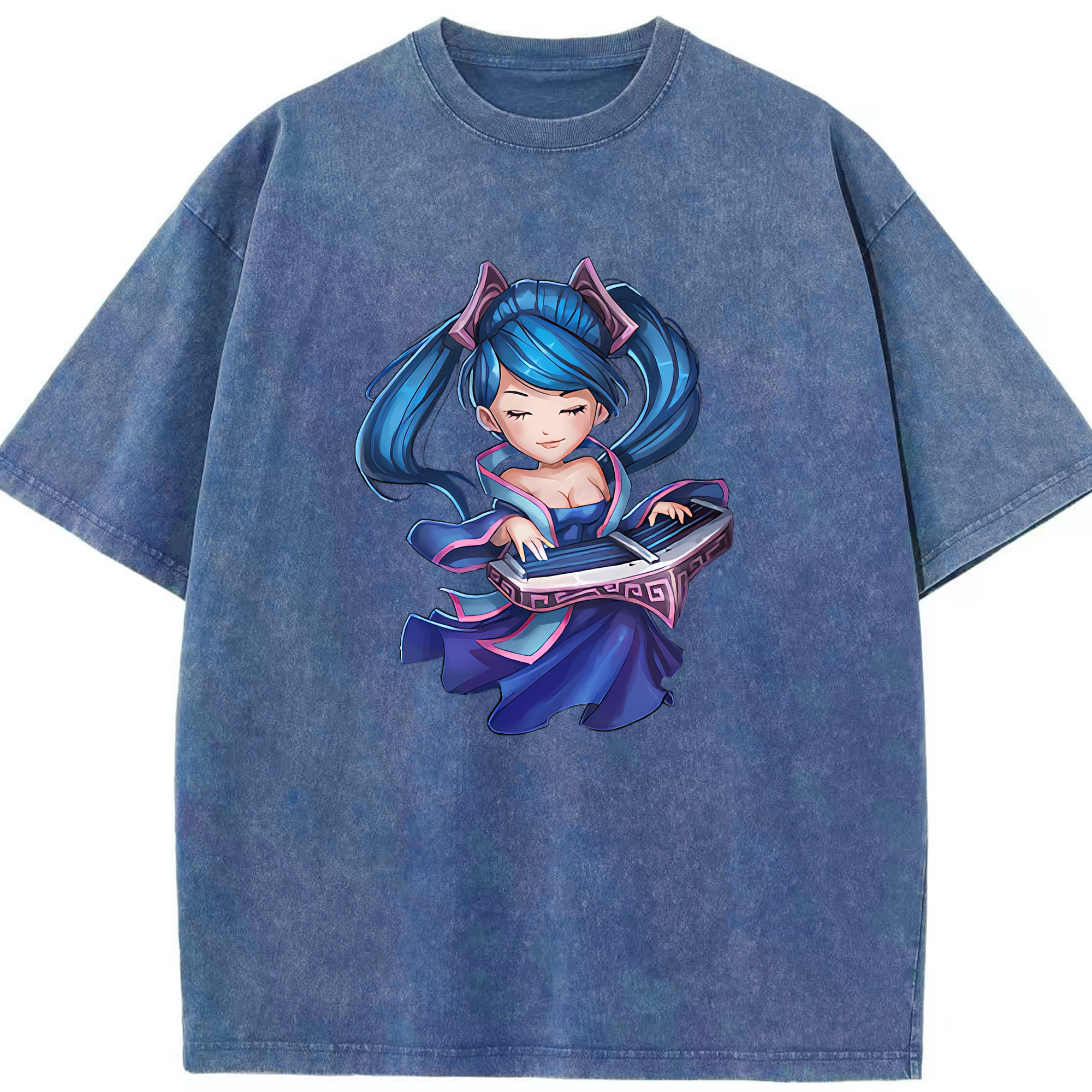 （画像用） リーグ・オブ・レジェンド League of Legends LOL 綿100% ヴィンテージ風 半袖Tシャツ（フロントプリント）