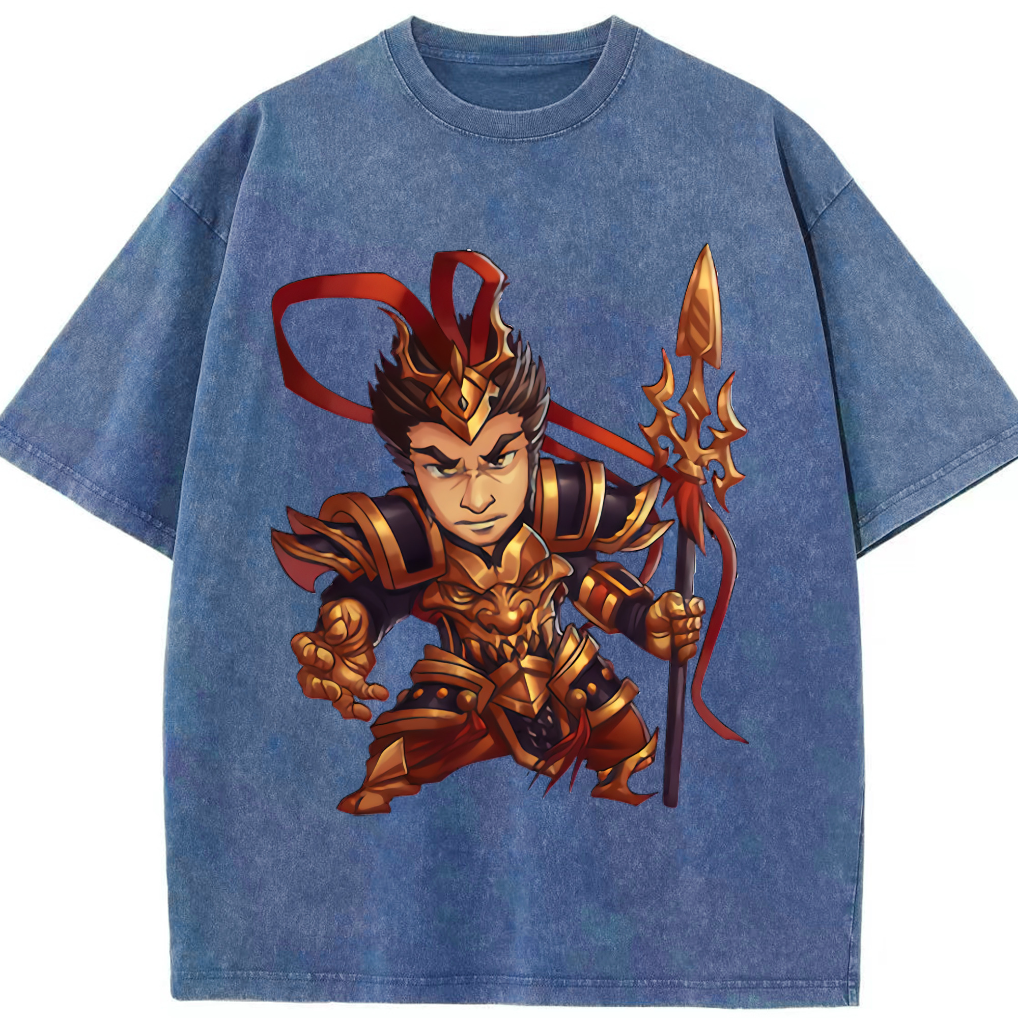 リーグ・オブ・レジェンド League of Legends LOL 綿100% ヴィンテージ風 半袖Tシャツ（フロントプリント）