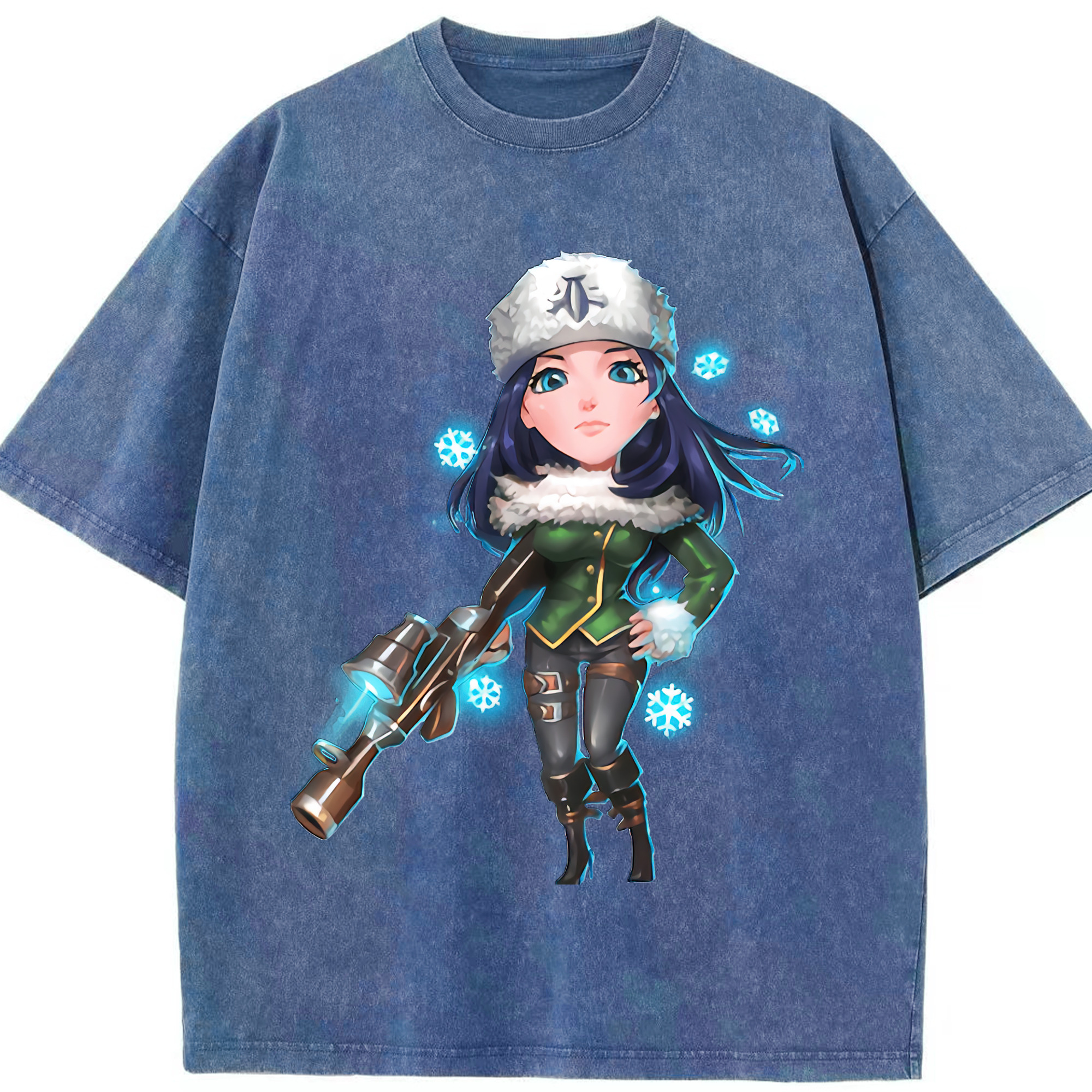 リーグ・オブ・レジェンド League of Legends LOL 綿100% ヴィンテージ風 半袖Tシャツ（フロントプリント）