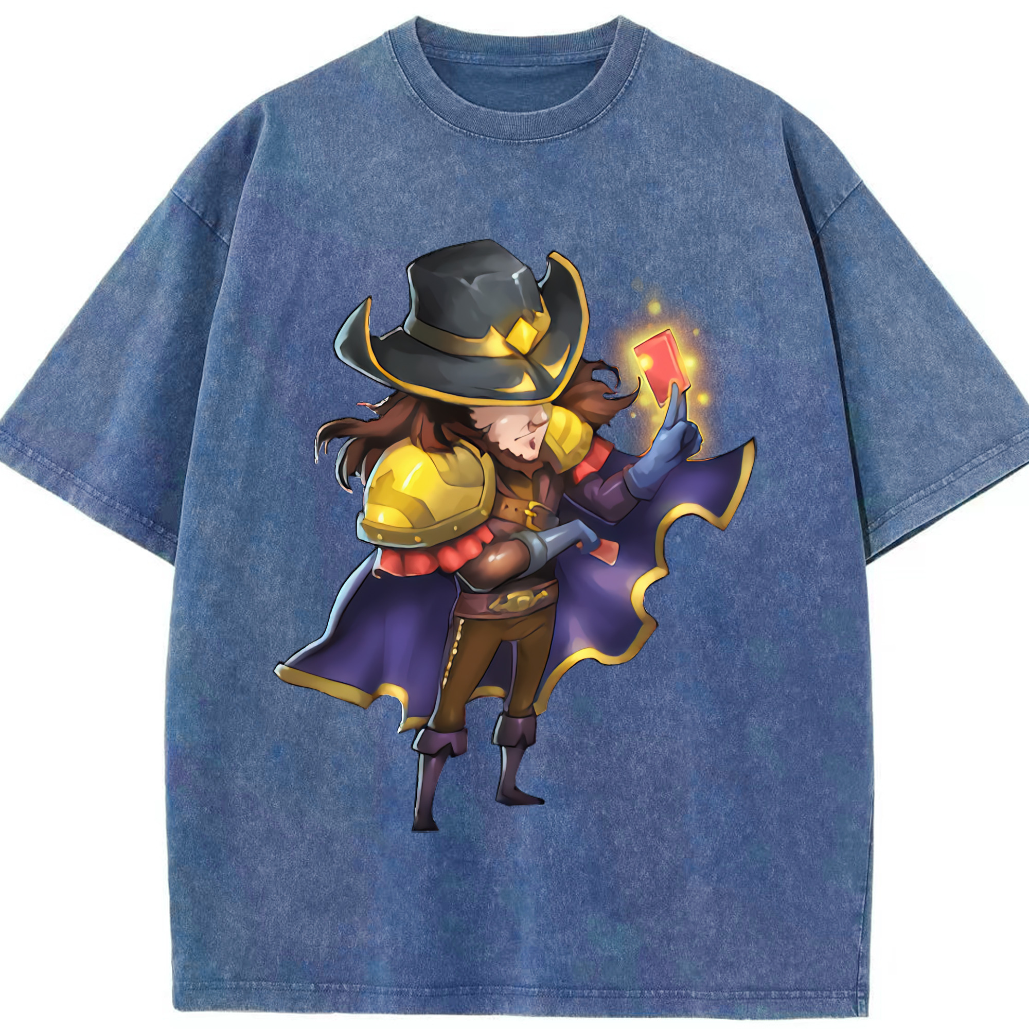 リーグ・オブ・レジェンド League of Legends LOL 綿100% ヴィンテージ風 半袖Tシャツ（フロントプリント）