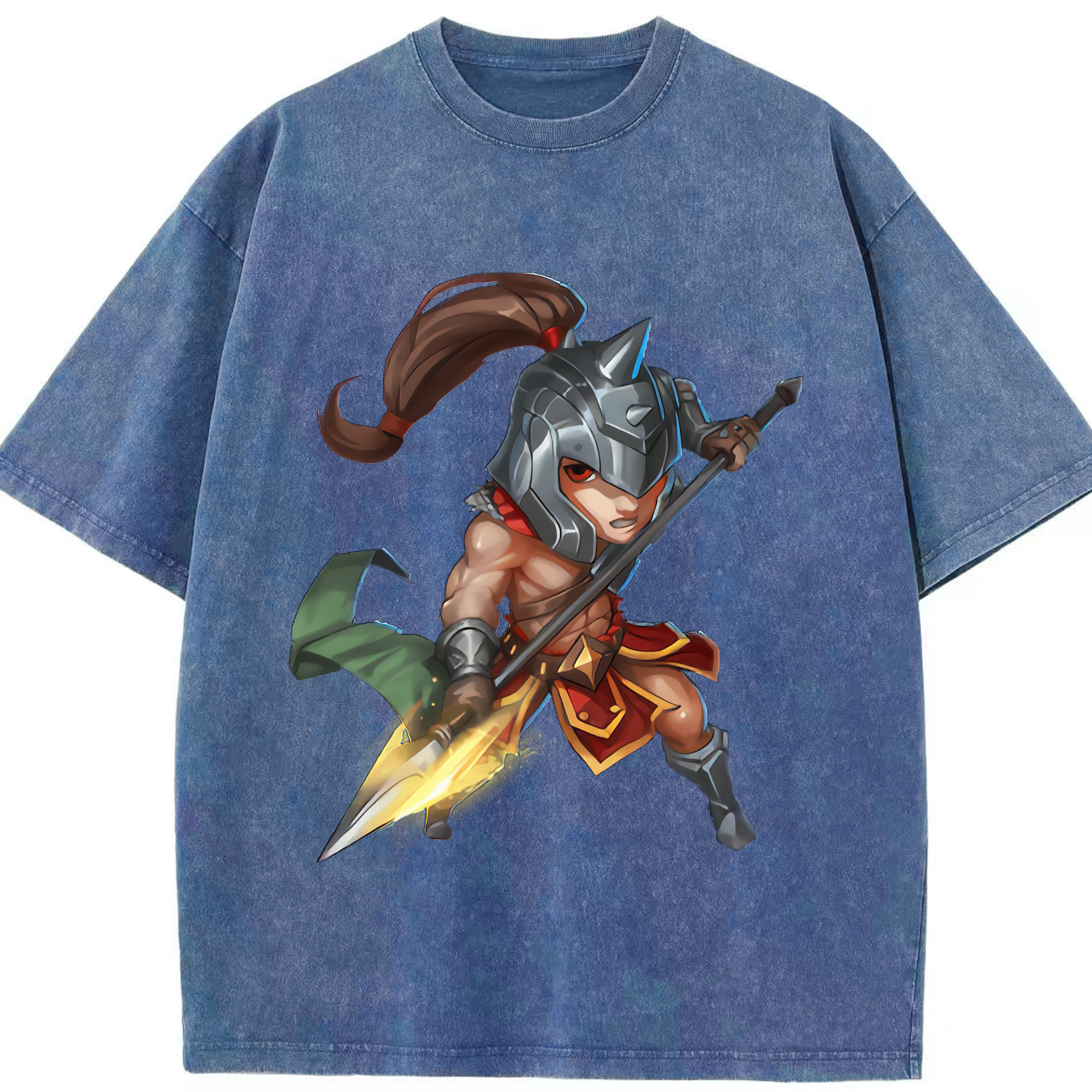 リーグ・オブ・レジェンド League of Legends LOL 綿100% ヴィンテージ風 半袖Tシャツ（フロントプリント）