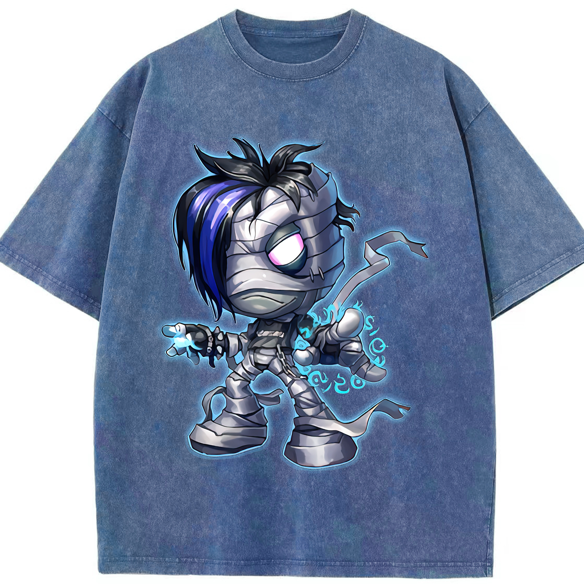 リーグ・オブ・レジェンド League of Legends LOL 綿100% ヴィンテージ風 半袖Tシャツ（フロントプリント）
