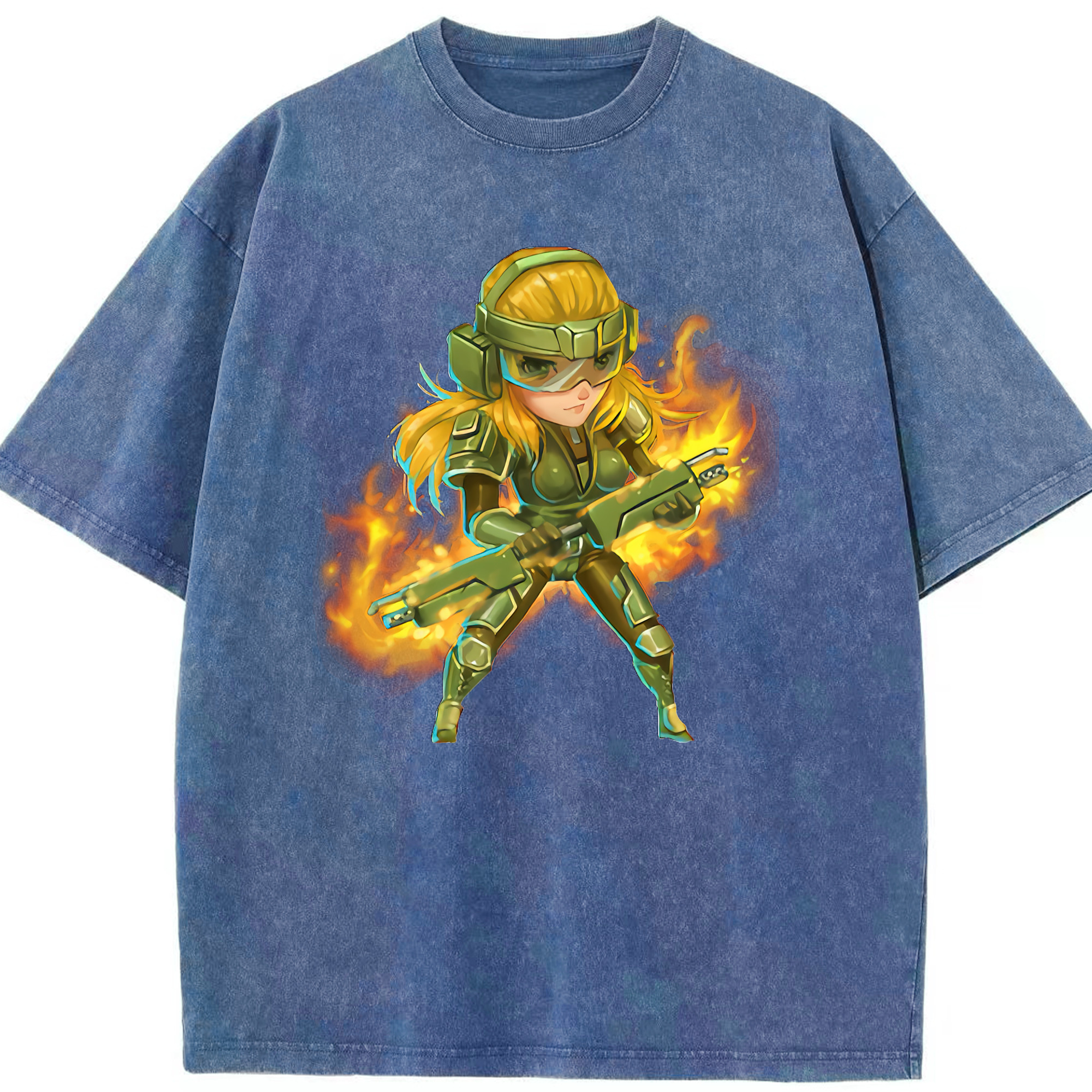 リーグ・オブ・レジェンド League of Legends LOL 綿100% ヴィンテージ風 半袖Tシャツ（フロントプリント）